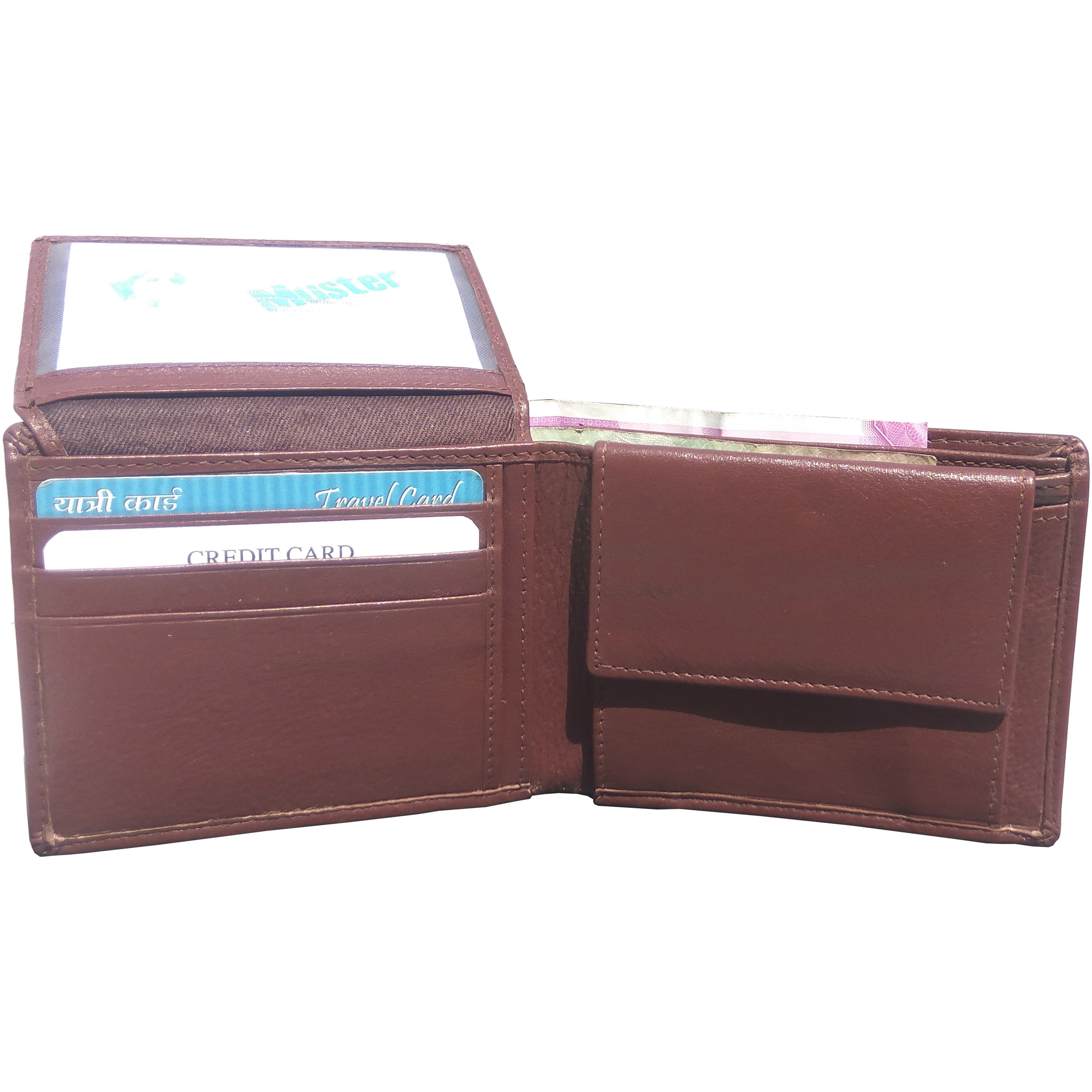FIONA Mens Leather Bifold Wallet | Wallets For Men RFID Blocking | Genuine Leather | Extra Capacity Mens Brown Wallet |