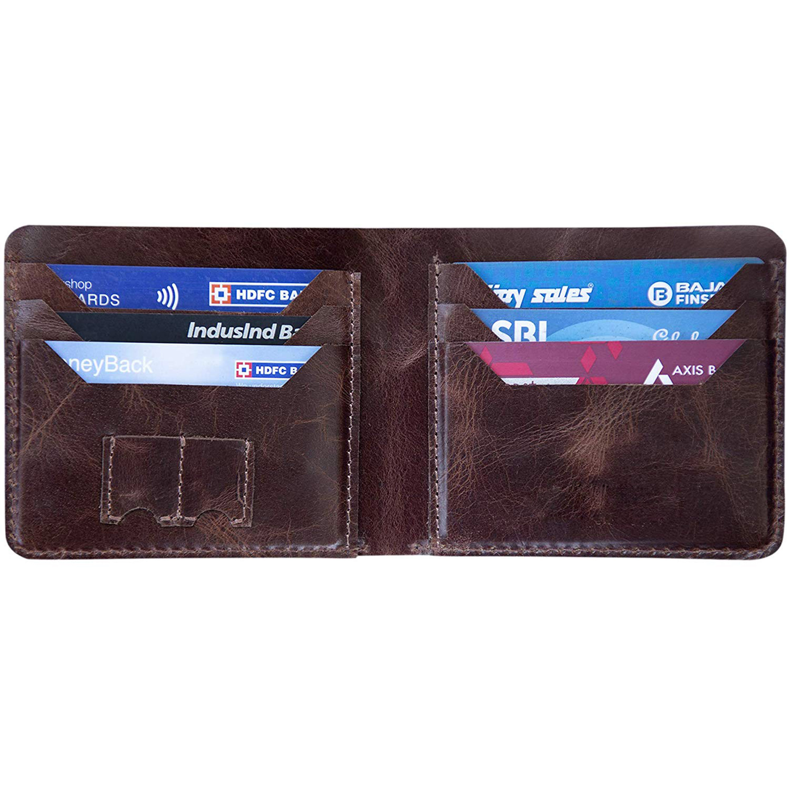 FIONA Mens Leather Bifold Wallet | Wallets For Men RFID Blocking | Genuine Leather | Extra Capacity Mens Brown Wallet |