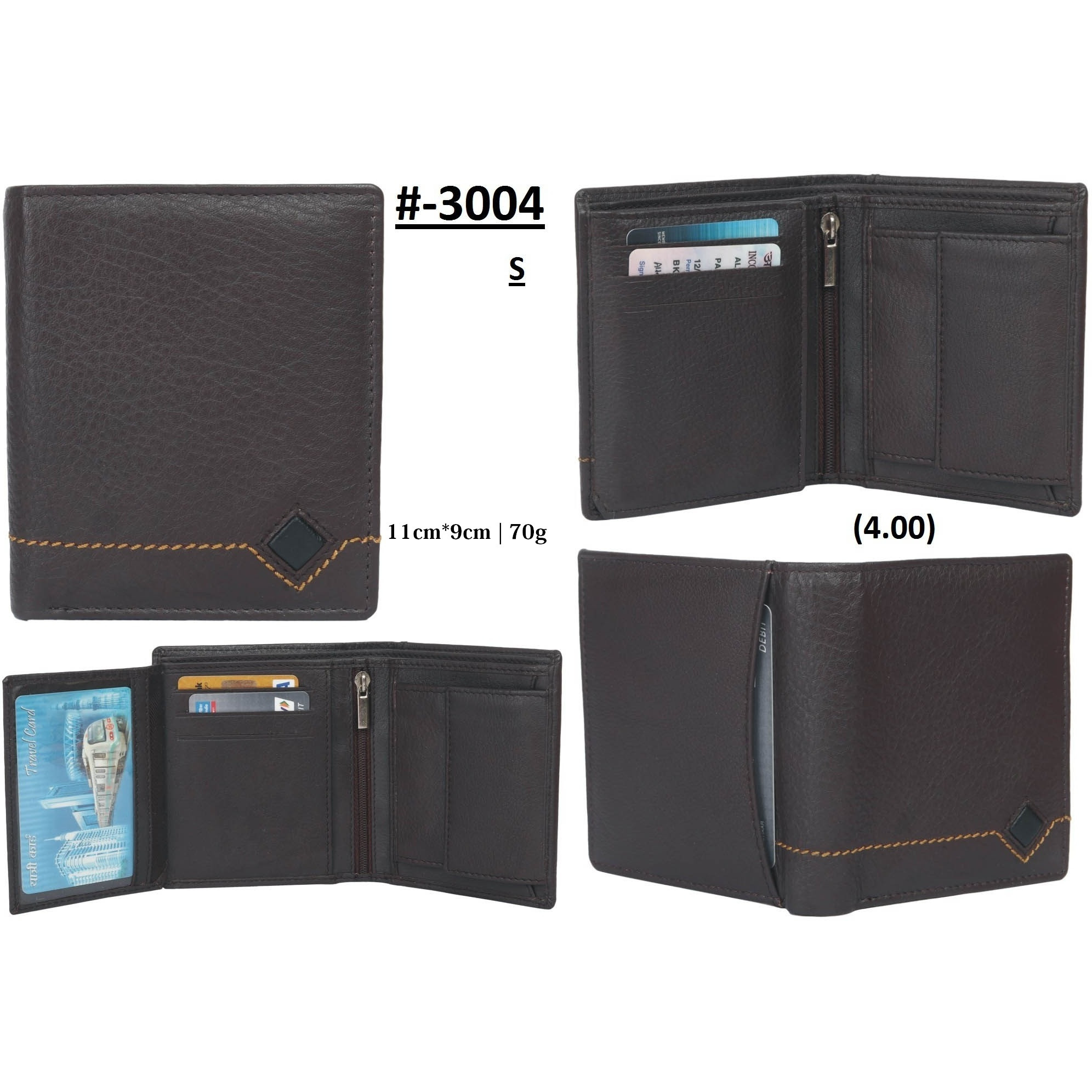 FIONA Mens Leather Bifold Wallet | Wallets For Men RFID Blocking | Genuine Leather | Extra Capacity Mens Brown Wallet |