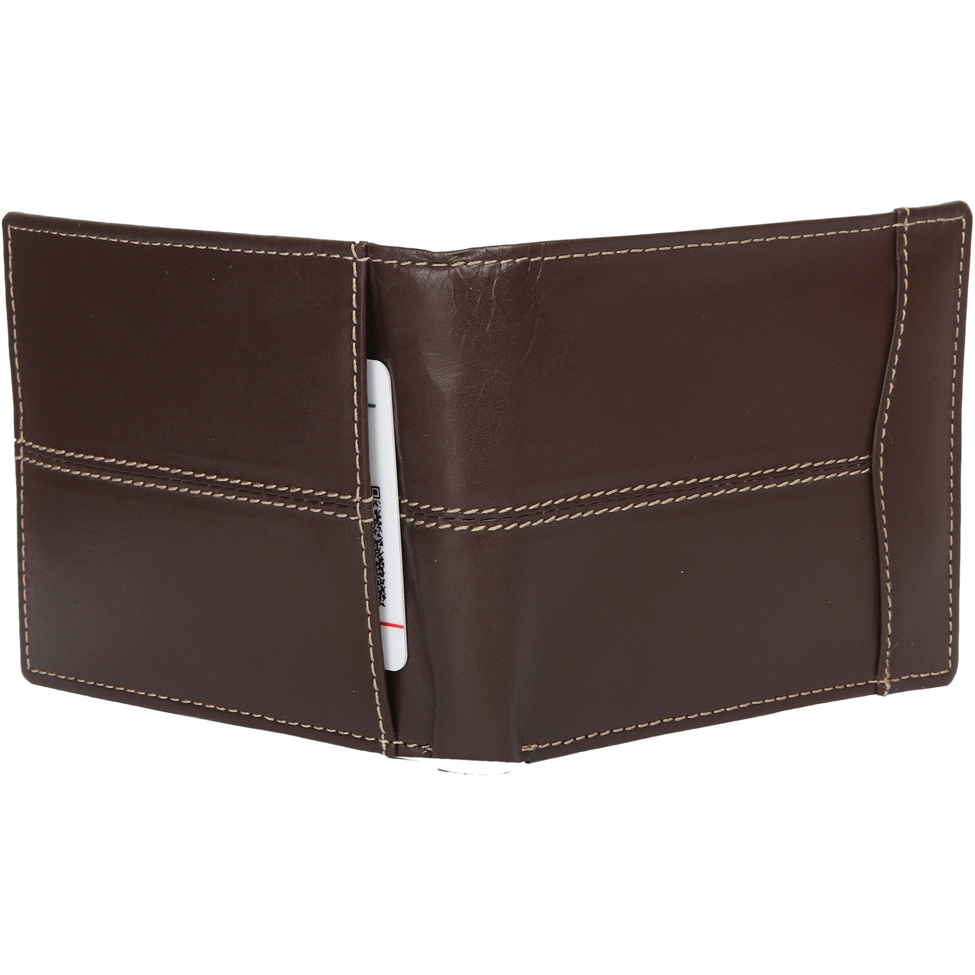 FIONA Mens Leather Bifold Wallet | Wallets For Men RFID Blocking | Genuine Leather | Extra Capacity Mens Brown Wallet |