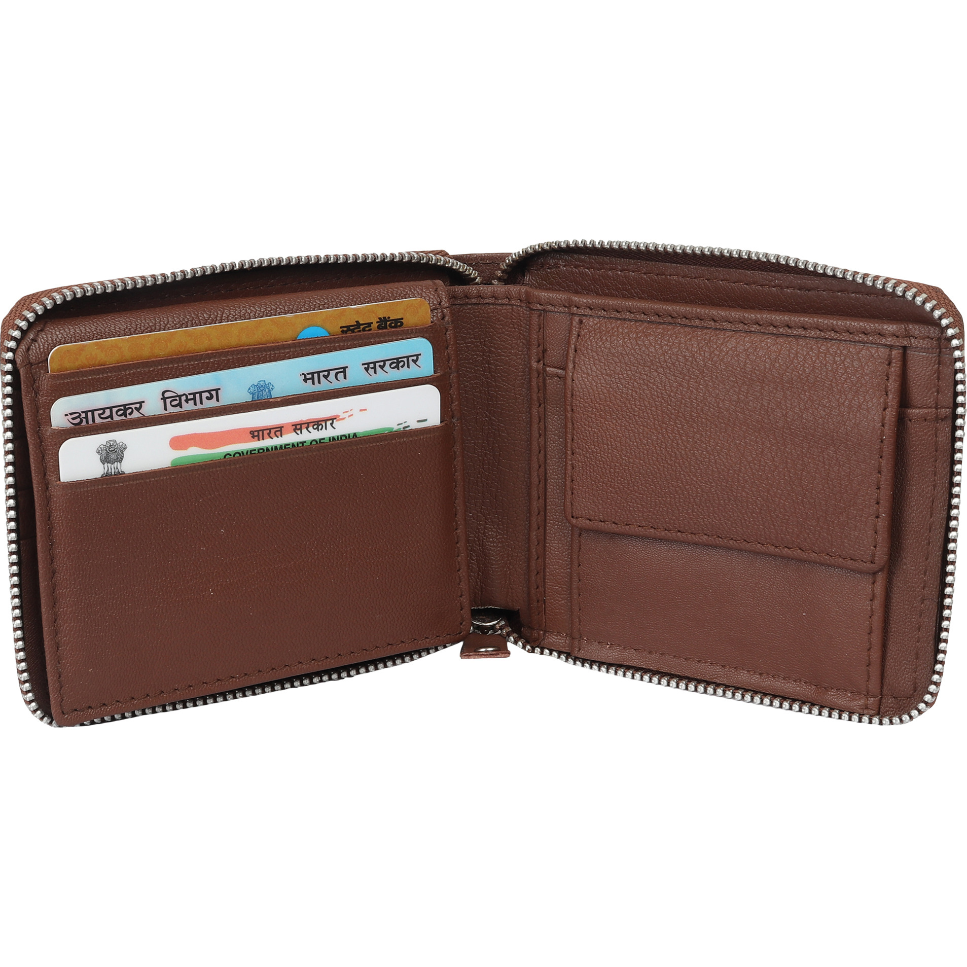 FIONA Mens Leather Bifold Wallet | Wallets For Men RFID Blocking | Genuine Leather | Extra Capacity Mens Brown Wallet |