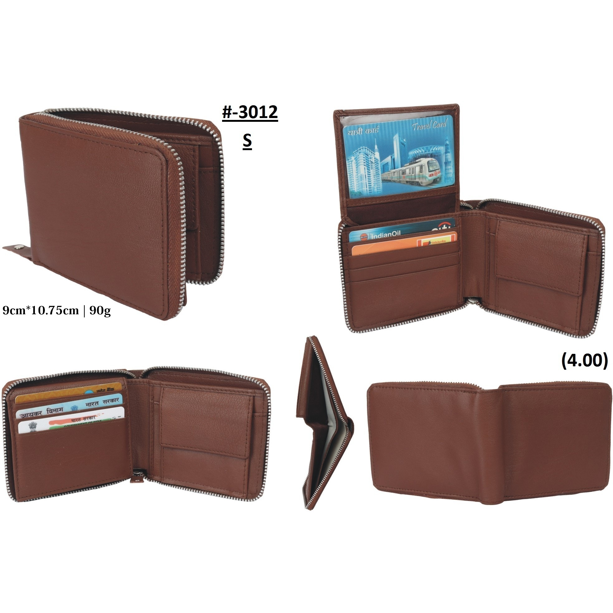 FIONA Mens Leather Bifold Wallet | Wallets For Men RFID Blocking | Genuine Leather | Extra Capacity Mens Brown Wallet |