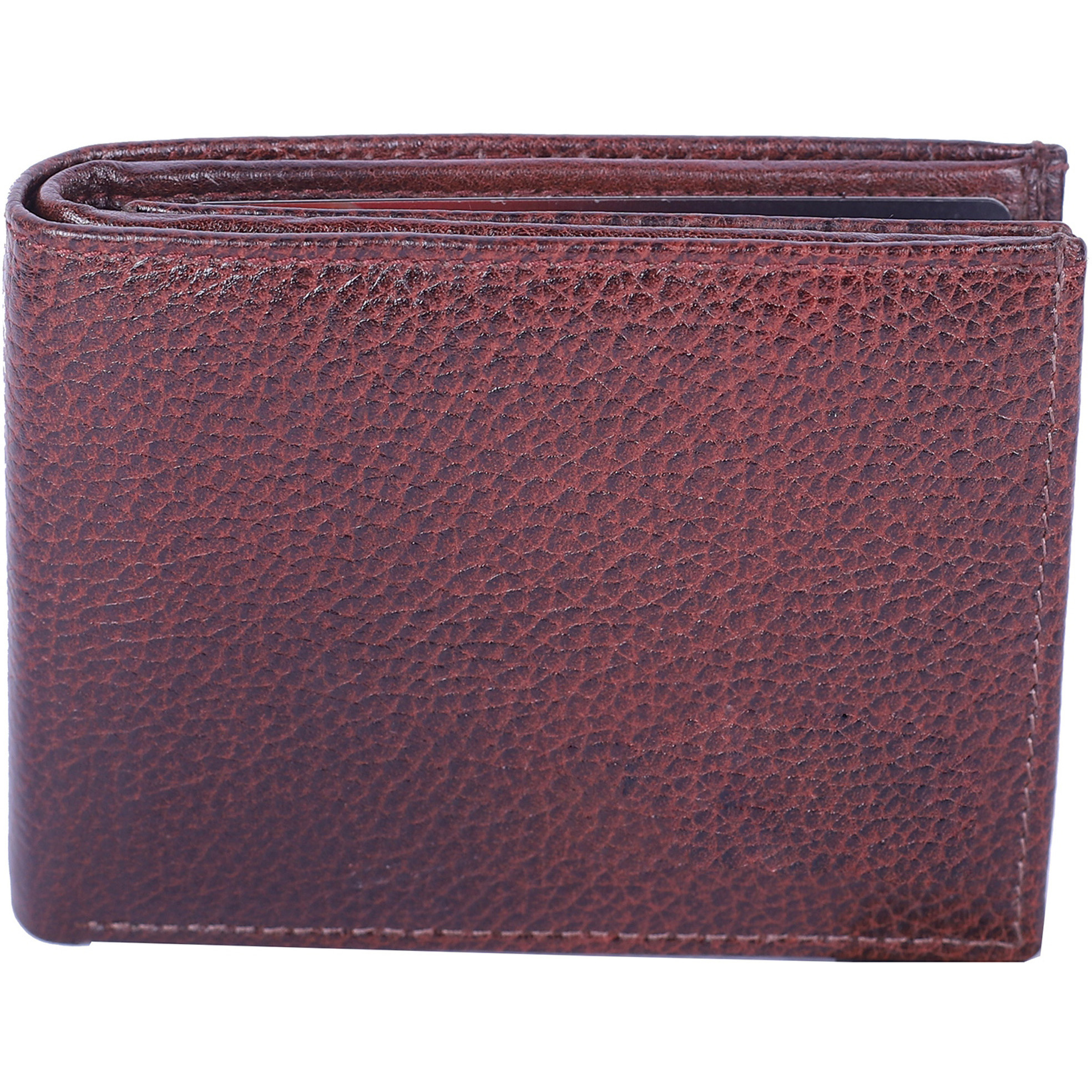 FIONA Mens Leather Bifold Wallet | Wallets For Men RFID Blocking | Genuine Leather | Extra Capacity Mens Brown Wallet |