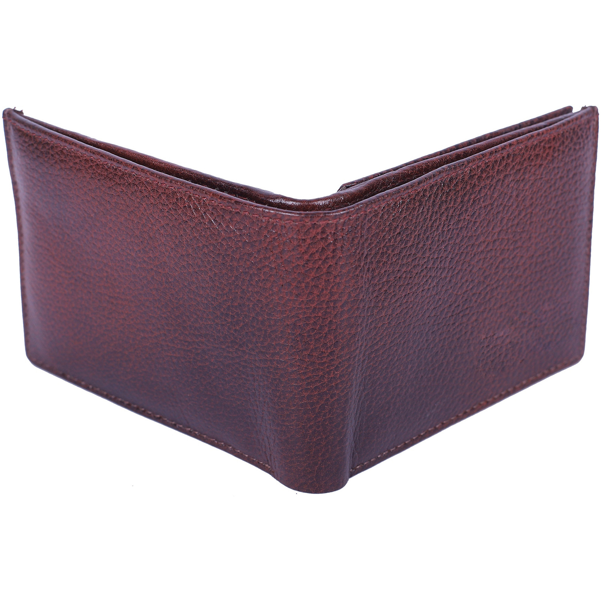 FIONA Mens Leather Bifold Wallet | Wallets For Men RFID Blocking | Genuine Leather | Extra Capacity Mens Brown Wallet |