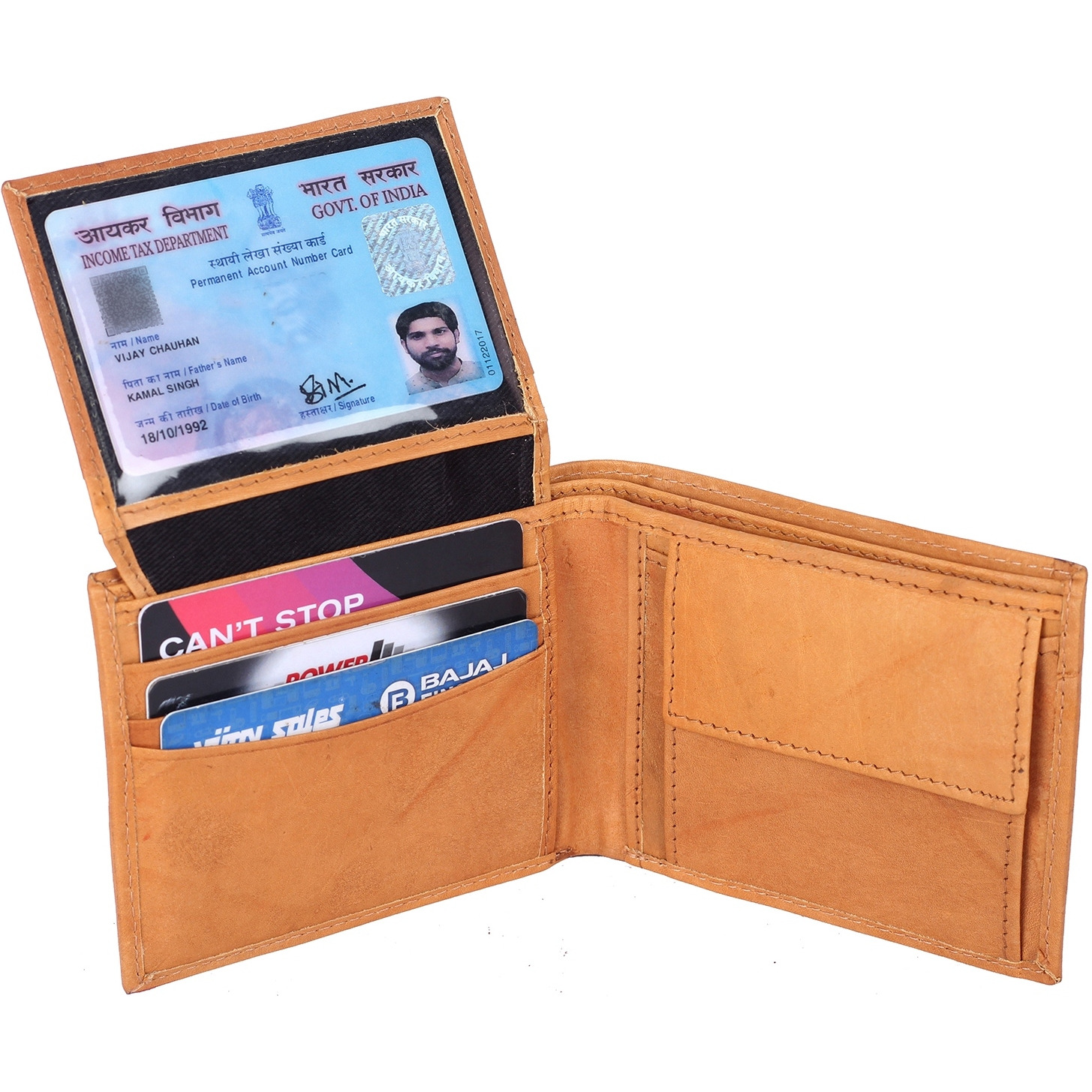 FIONA Mens Leather Bifold Wallet | Wallets For Men RFID Blocking | Genuine Leather | Extra Capacity Mens Brown Wallet |