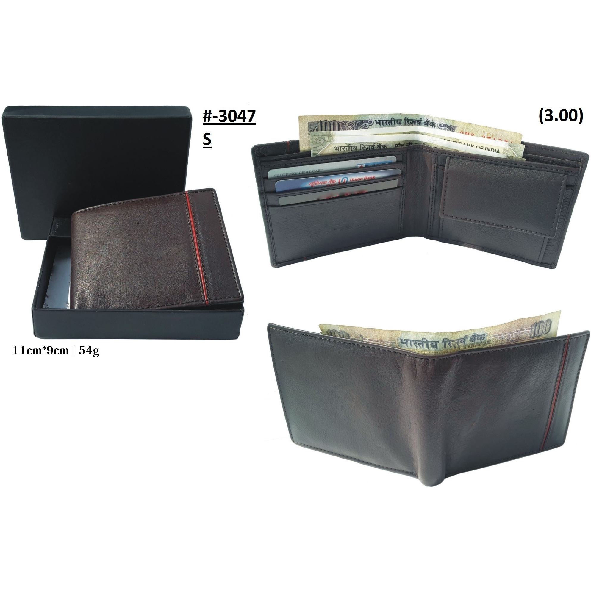 FIONA Mens Leather Bifold Wallet | Wallets For Men RFID Blocking | Genuine Leather | Extra Capacity Mens Brown Wallet |