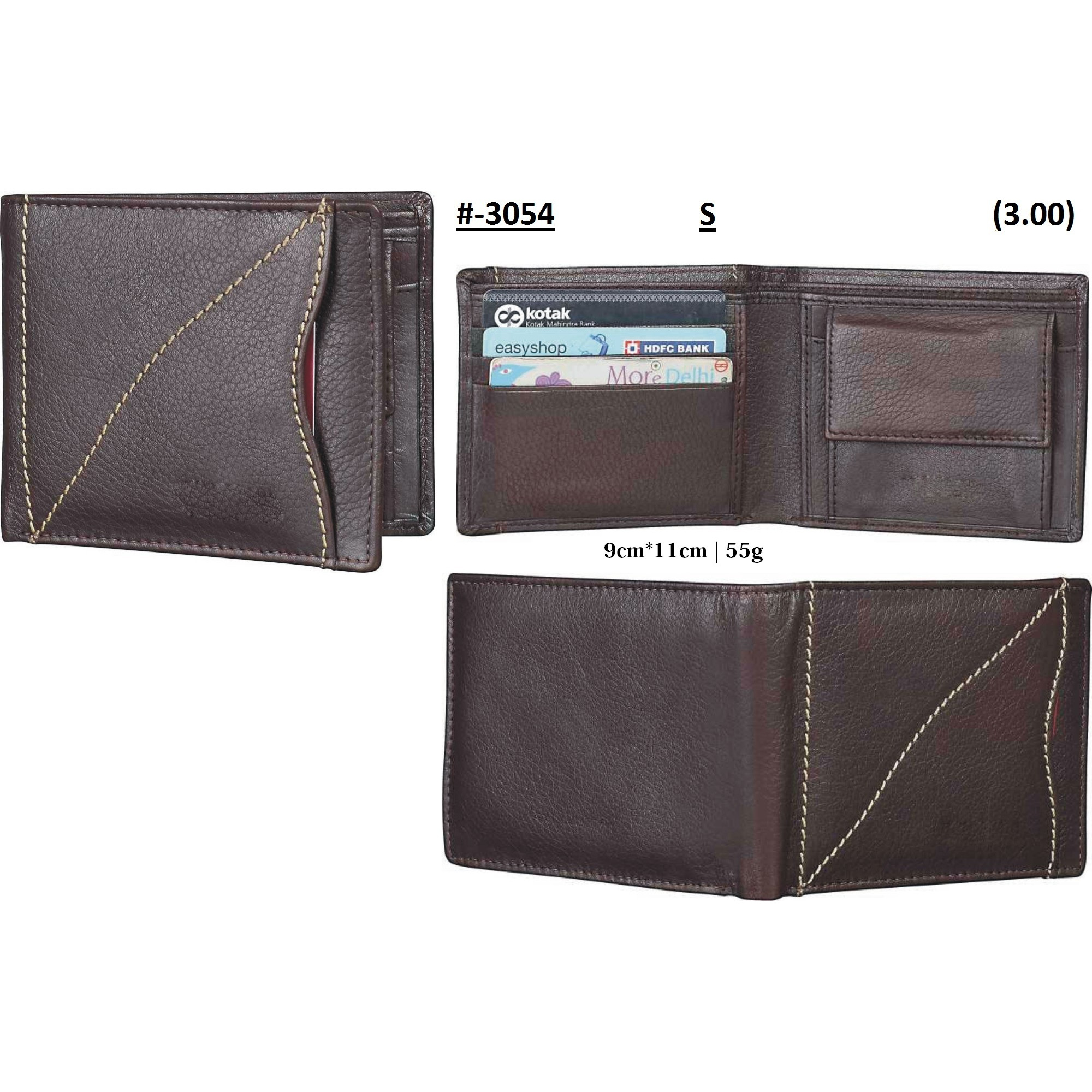 FIONA Mens Leather Bifold Wallet | Wallets For Men RFID Blocking | Genuine Leather | Extra Capacity Mens Brown Wallet |