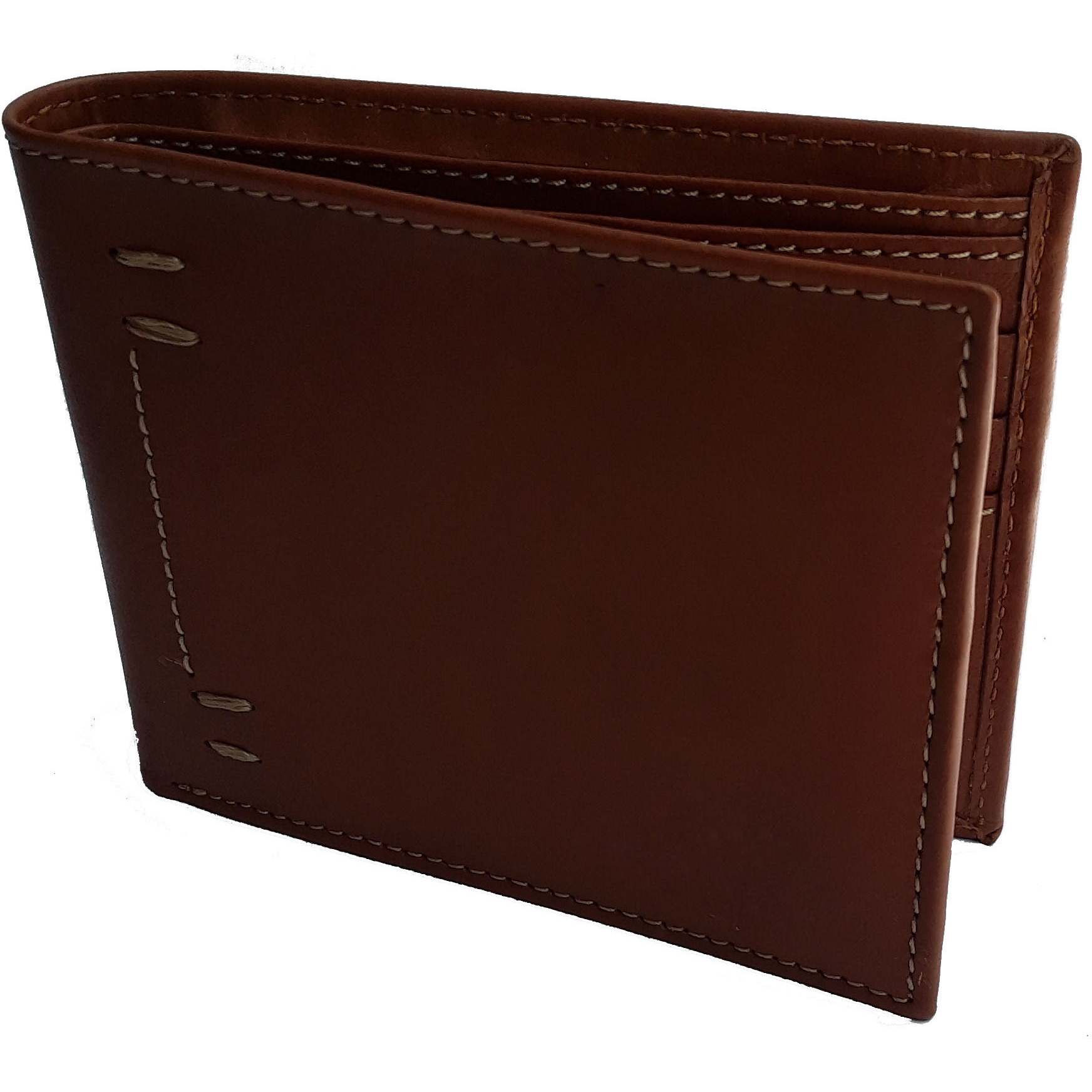 FIONA Mens Leather Bifold Wallet | Wallets For Men RFID Blocking | Genuine Leather | Extra Capacity Mens Brown Wallet |