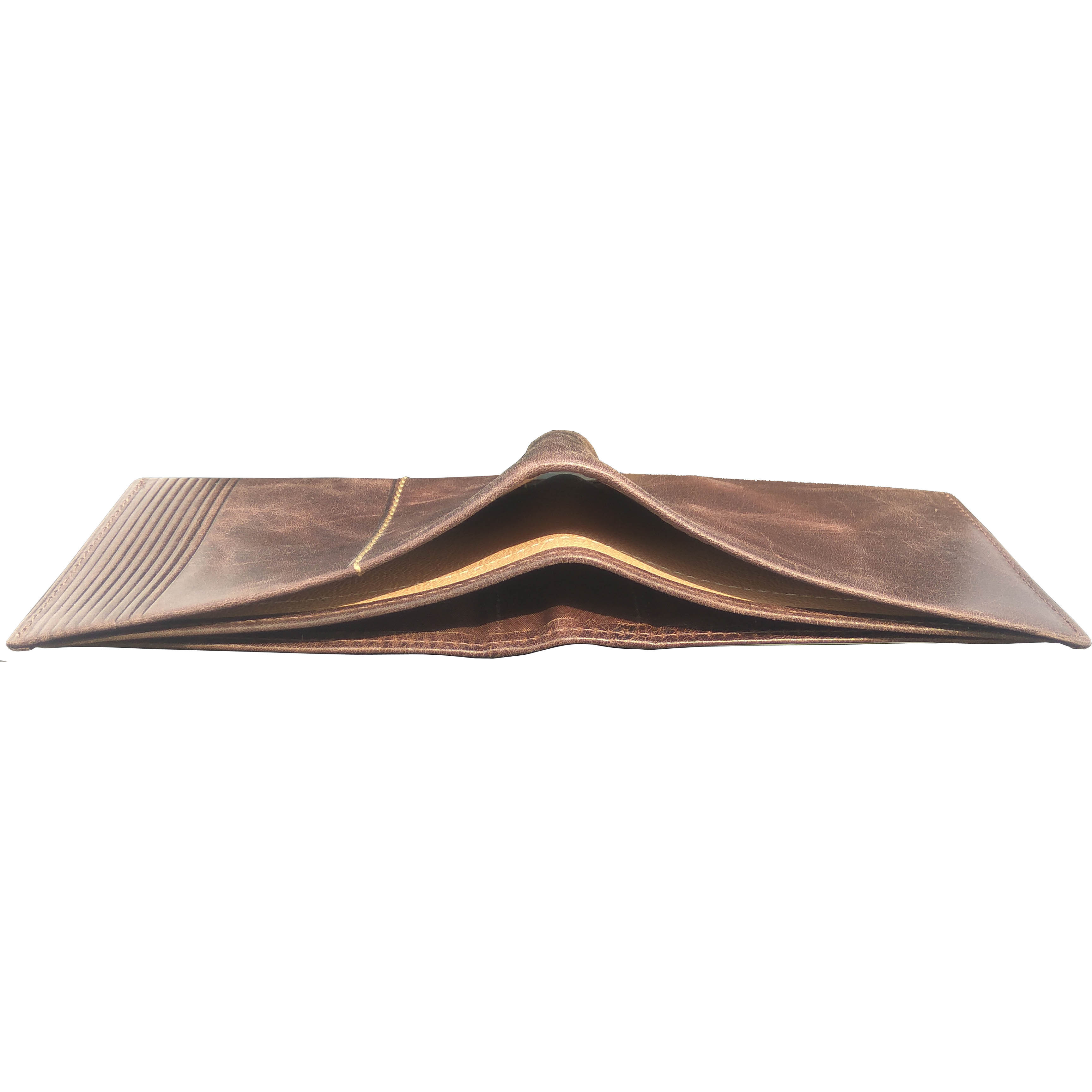 FIONA Mens Leather Bifold Wallet | Wallets For Men RFID Blocking | Genuine Leather | Extra Capacity Mens Brown Wallet |