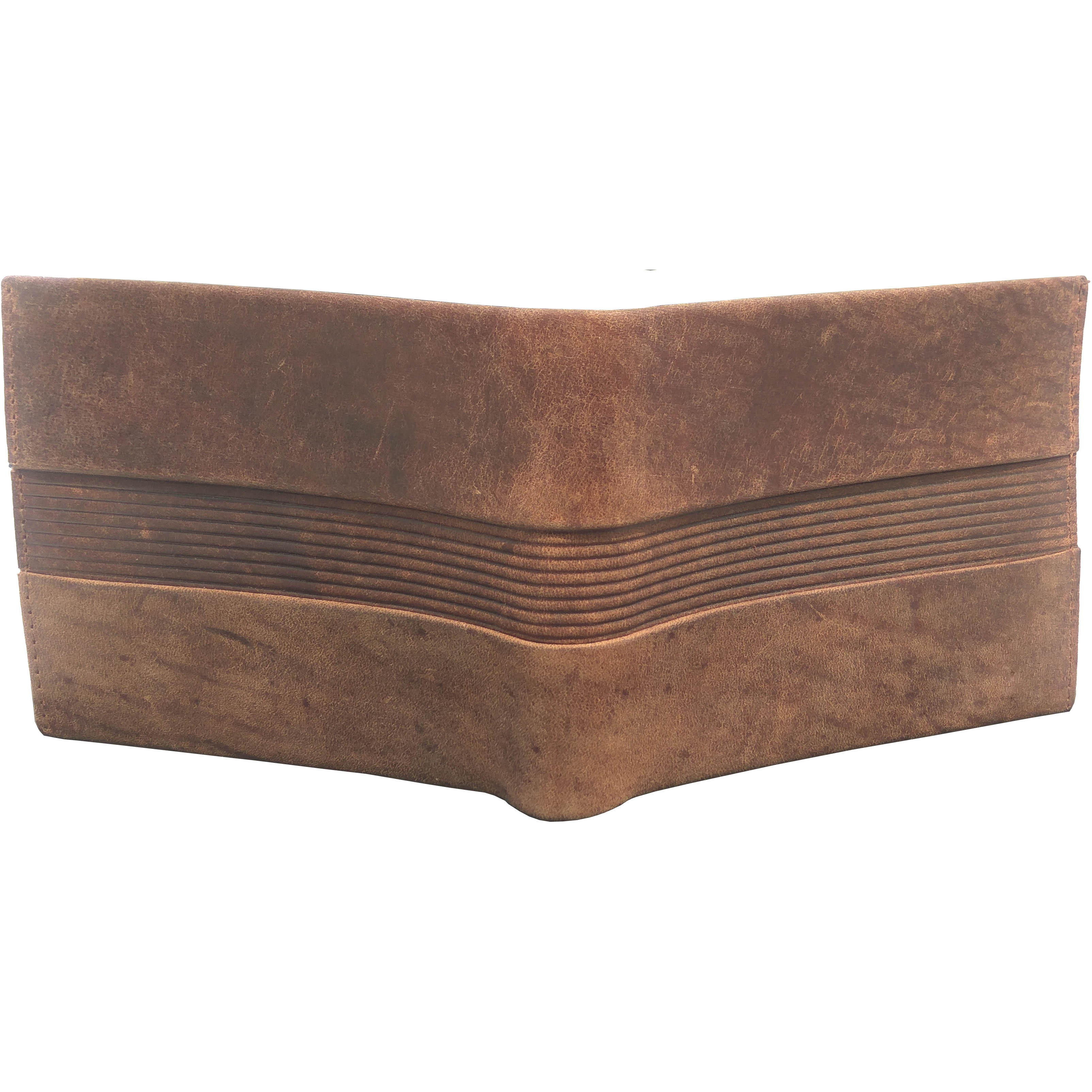FIONA Mens Leather Bifold Wallet | Wallets For Men RFID Blocking | Genuine Leather | Extra Capacity Mens Brown Wallet |