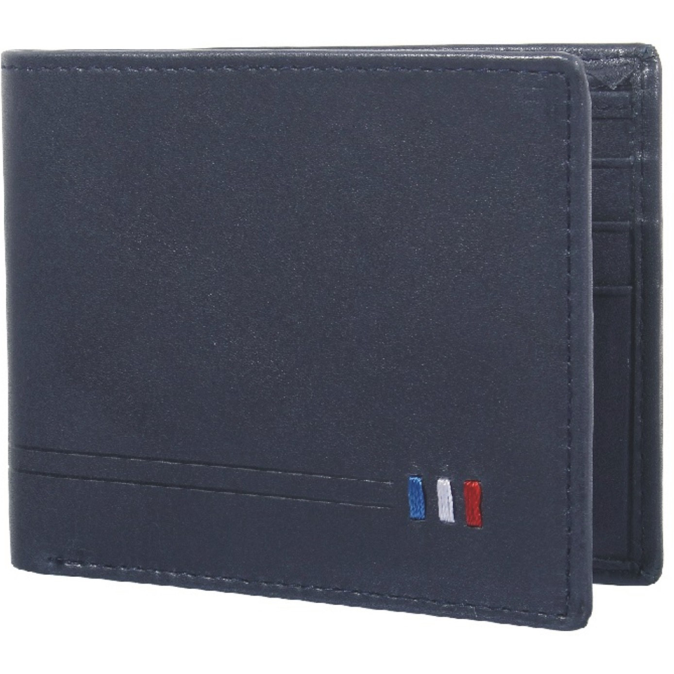 FIONA Mens Leather Bifold Wallet | Wallets For Men RFID Blocking | Genuine Leather | Extra Capacity Mens Blue Wallet |