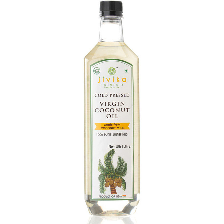 Jivika Naturals Cold-Pressed Virgin Coconut Oil 1L