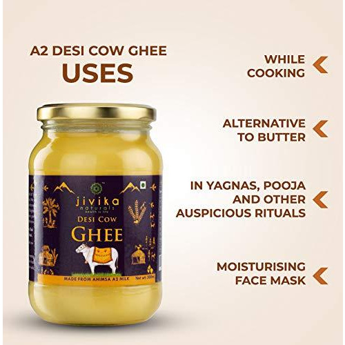 Jivika Naturals DESI A2 COW GHEE (BILONA GHEE) 250ml