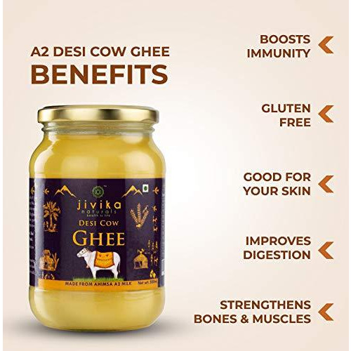 Jivika Naturals DESI A2 COW GHEE (BILONA GHEE) 250ml