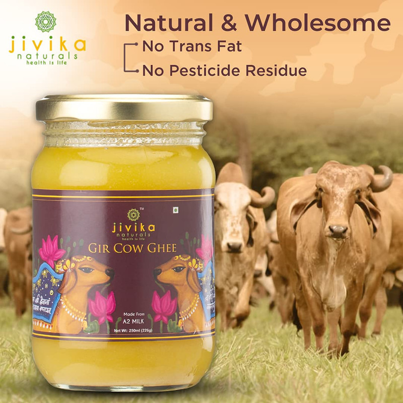 Jivika Naturals A2 Desi Cow Ghee  500ml