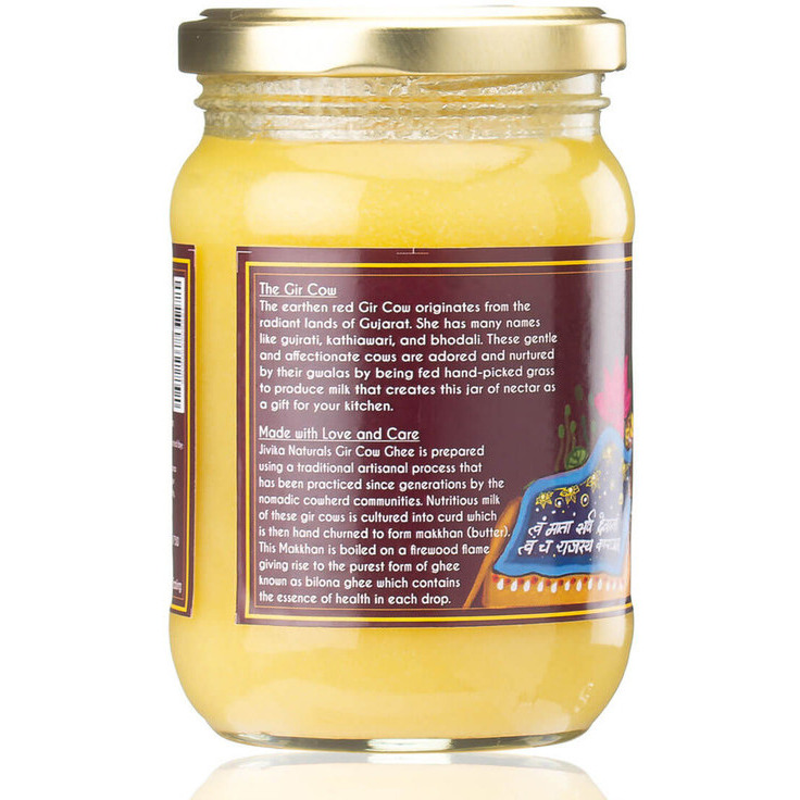 Jivika Naturals VEDIC HAND CHURNED BILONA GIR COW GHEE 250ml