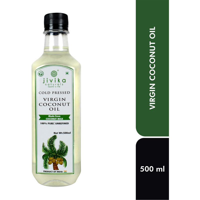 Jivika Naturals Cold-Pressed Virgin Coconut Oil 500ml