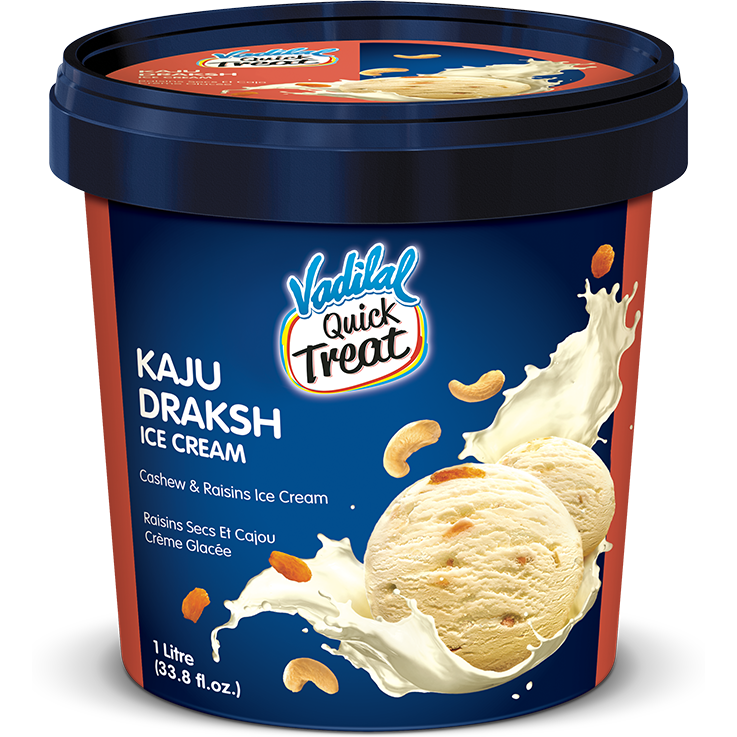 Buy Online Vadilal Kaju Draksh Ice Cream 1 L 1048563