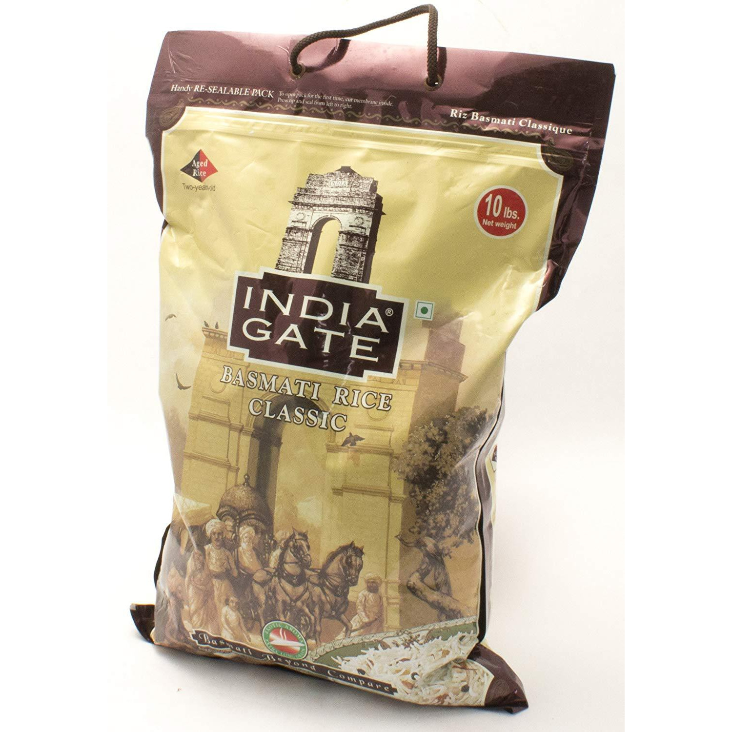 India Gate Basmati Rice, Classic, 10-Pounds