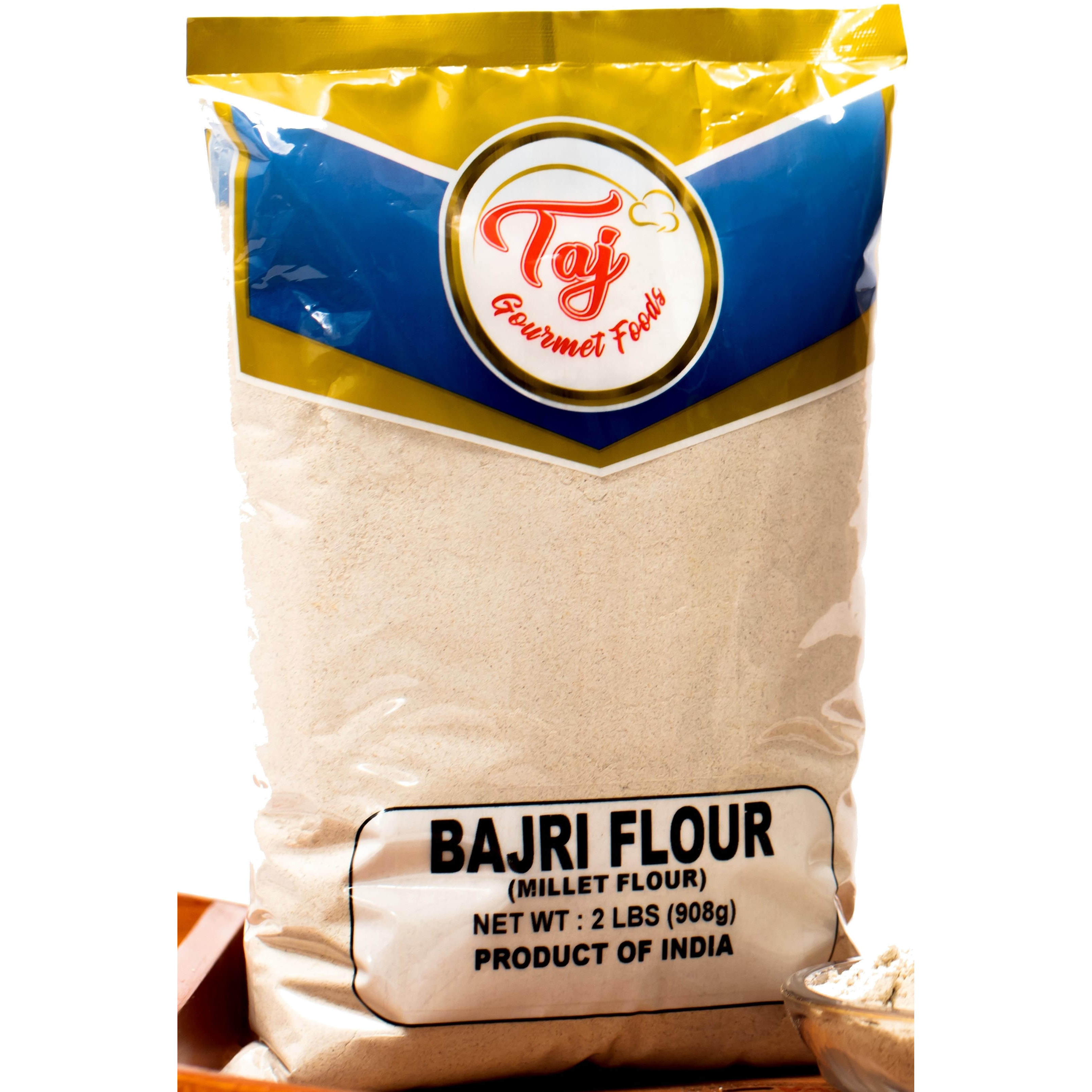 TAJ Indian Millet Flour, Bajri ka Atta, 4Lbs