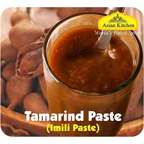Asian Kitchen Tamarind Paste Puree (Imli) 8oz (227g) Glass Jar, Gluten Free, No Added Sugar ~ All Natural | Vegan | Non-GMO | No Colors | Indian Origin