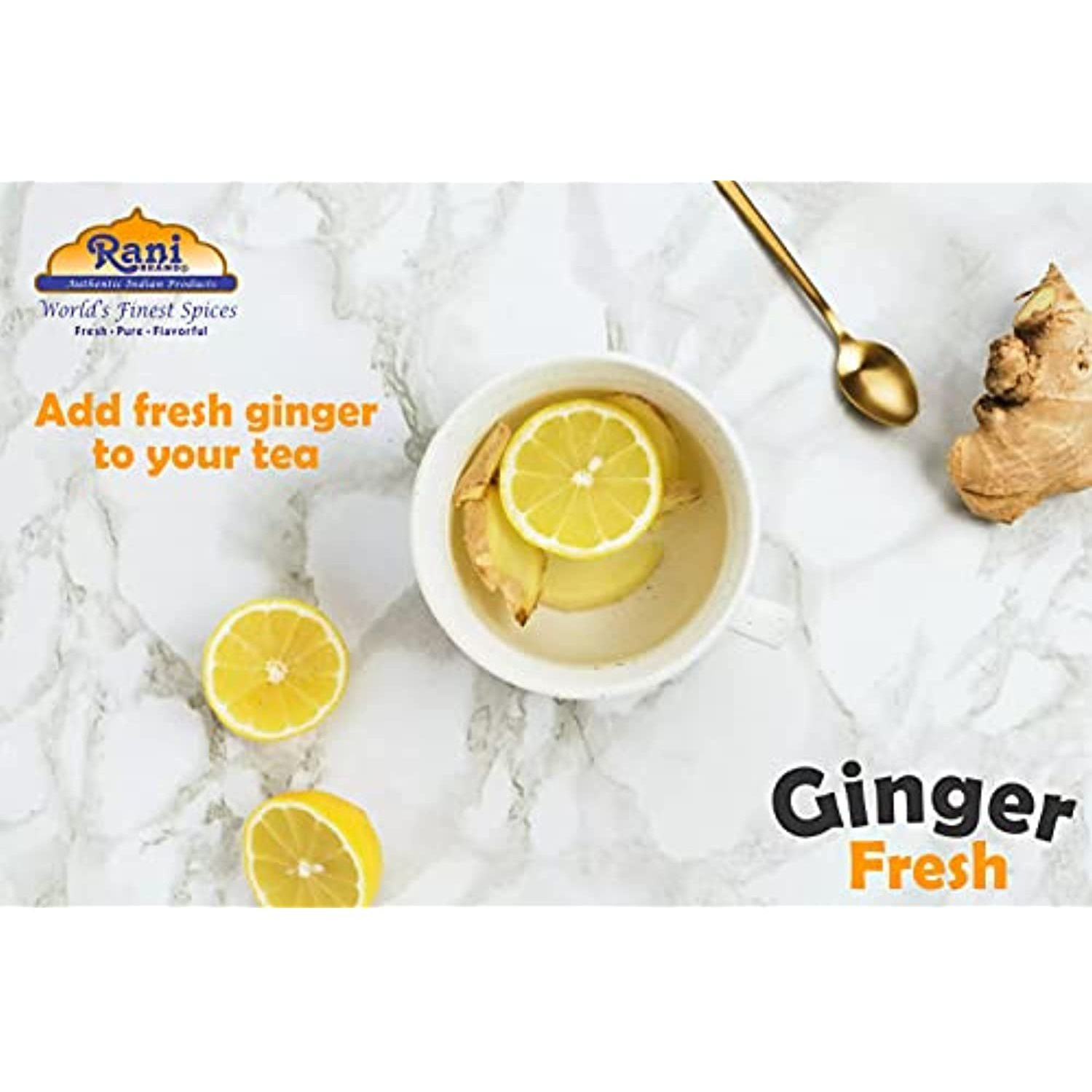 Fresh Ginger Root - By Rani Brand (16 Ounce) 1 Pound