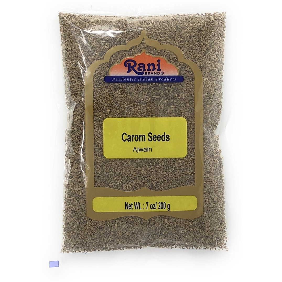 Rani Ajwain Seeds (Carom Bishops Weed) Spice Whole 7oz (200g) ~ Natural | Vegan | Gluten Friendly | NON-GMO | Indian Origin