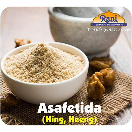 Rani Asafetida (Hing) Ground 3.75oz (106g) ~ All Natural | Salt Free | Vegan | NON-GMO | Asafoetida Indian Spice | Best for Onion Garlic Substitute