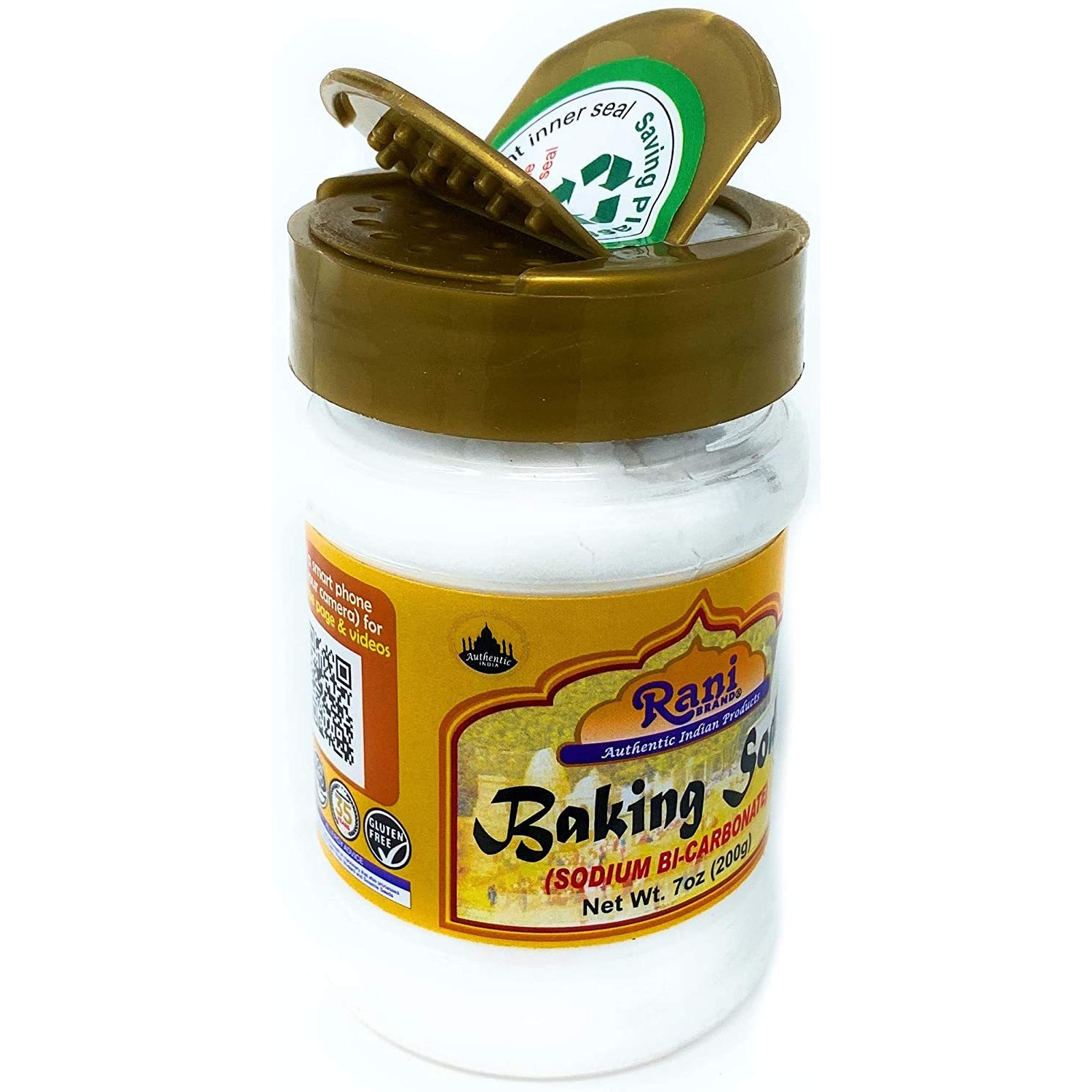 Rani Baking Soda (SODIUM BI-CARBONATE) 7 Ounce (200g) ~ Used for cooking, NON-GMO | Indian Origin | Gluten Friendly