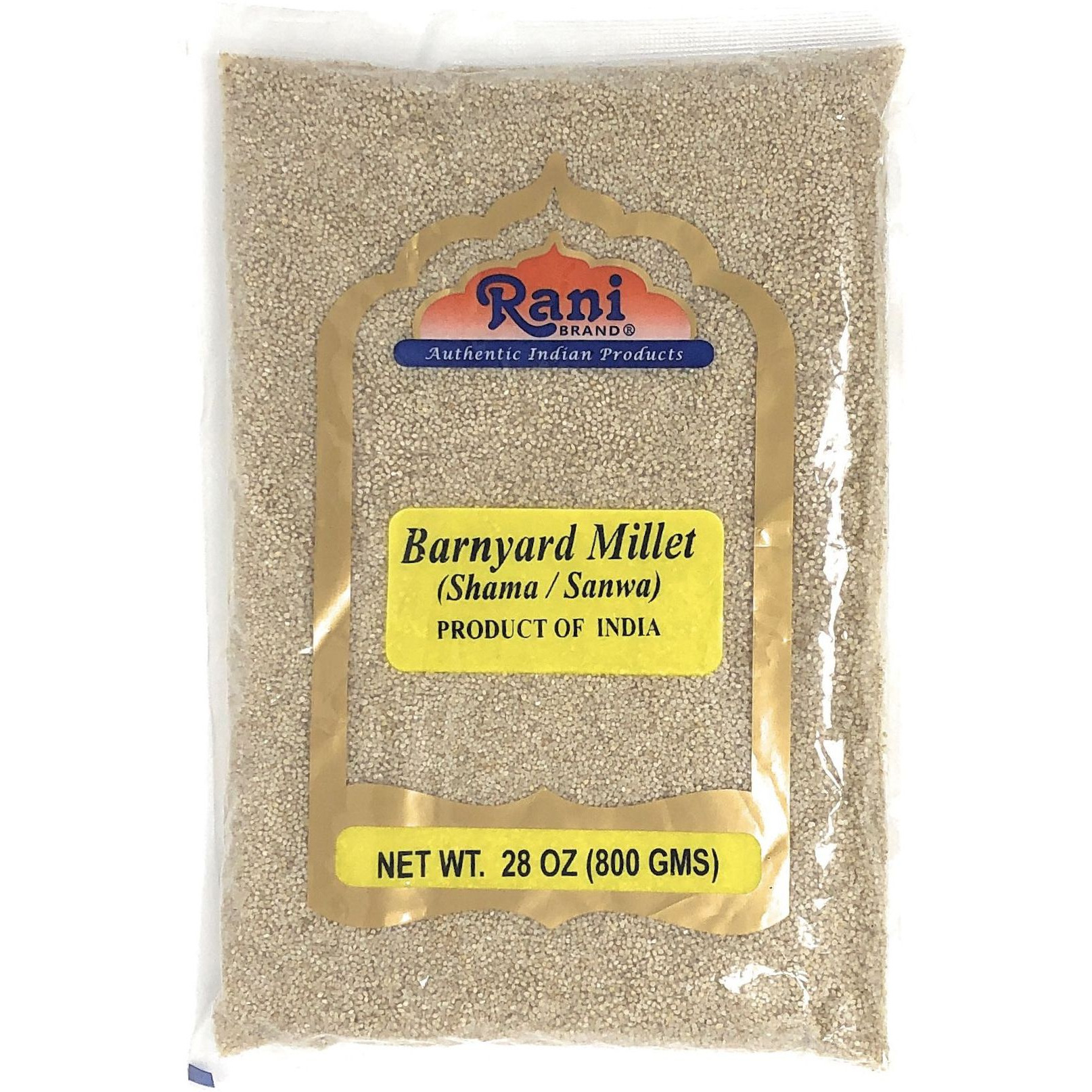 Rani Barnyard Millet (Echinochloa Esculenta Frumantacea) Whole Ancient Grain Seeds 28oz (800g) ~ All Natural | Gluten Friendly | NON-GMO | Vegan | Indian Origin | Shama / Sanwa