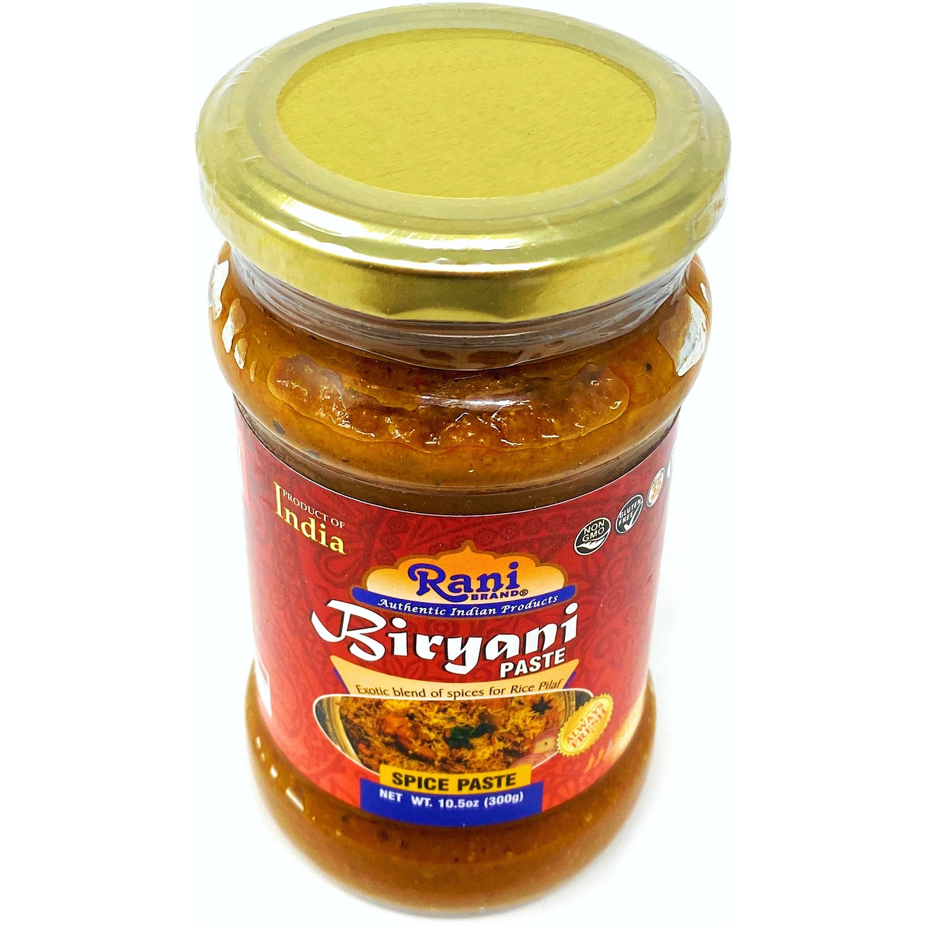 Rani Biryani Curry Cooking Spice Paste (For Rice/Pilaf) 10oz (300g) Glass Jar ~ No Colors | All Natural | NON-GMO | Vegan | Gluten Free | Indian Origin
