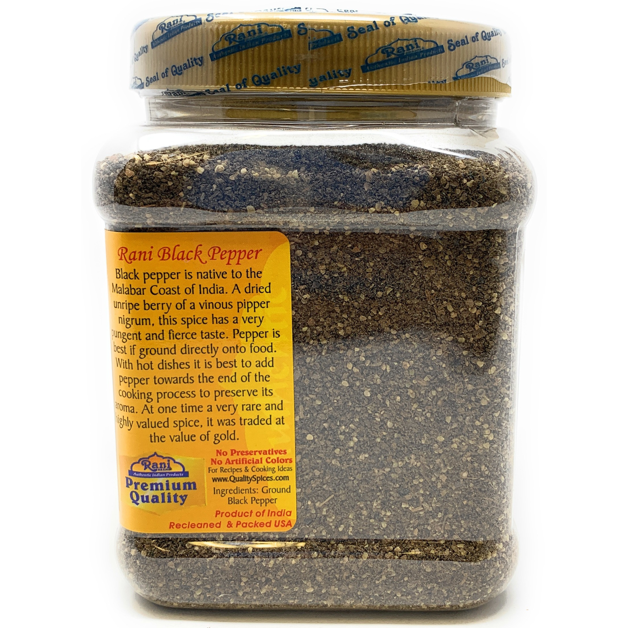 Rani Black Pepper Coarse 16oz (454g)