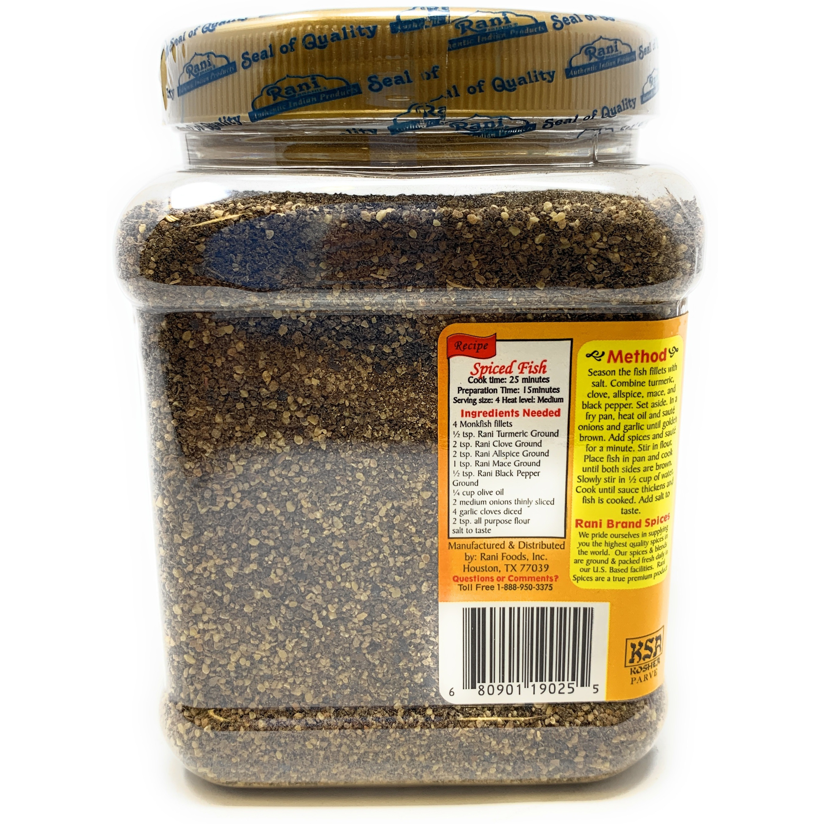 Rani Black Pepper Coarse 16oz (454g)