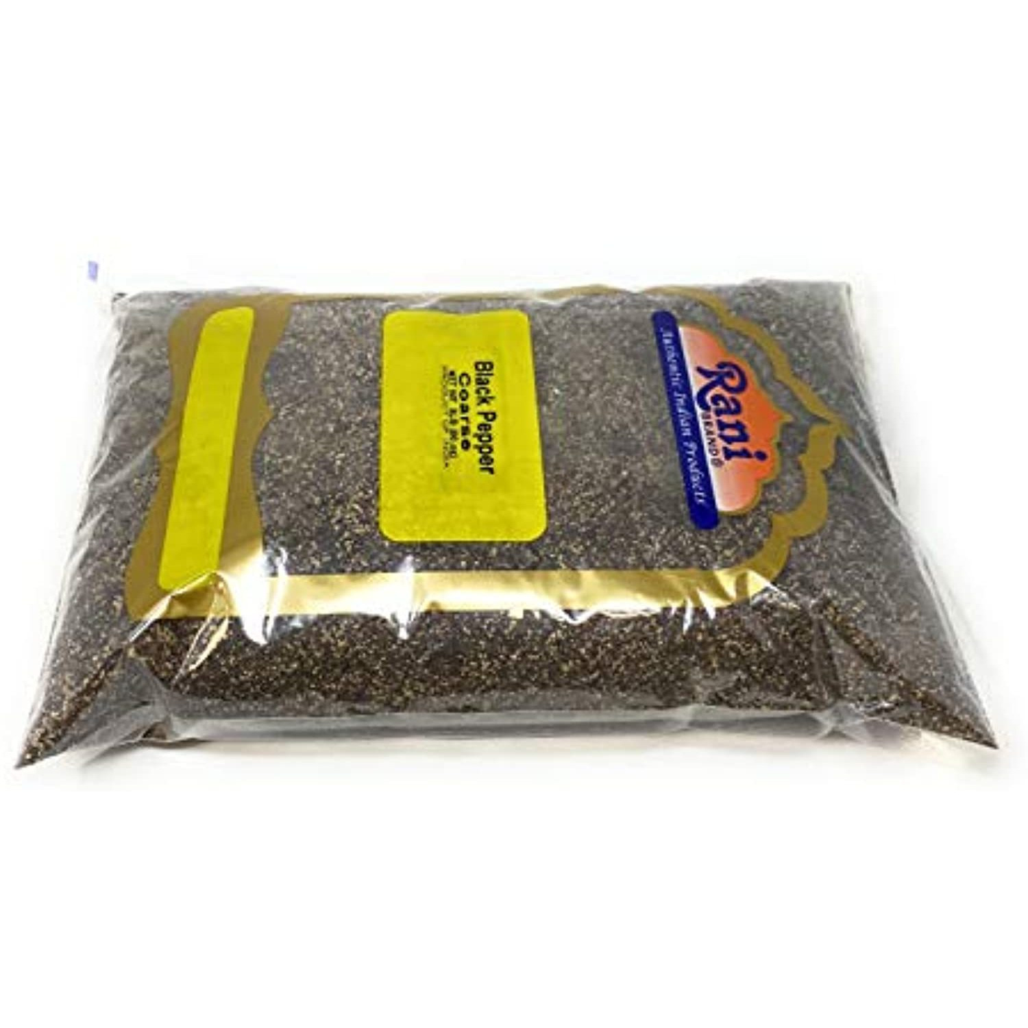 Rani Black Pepper Coarse Ground 28 Mesh (Table Grind), Premium Indian 80oz (5lbs) 5 Pound ~ Gluten Friendly, Non-GMO, All Natural