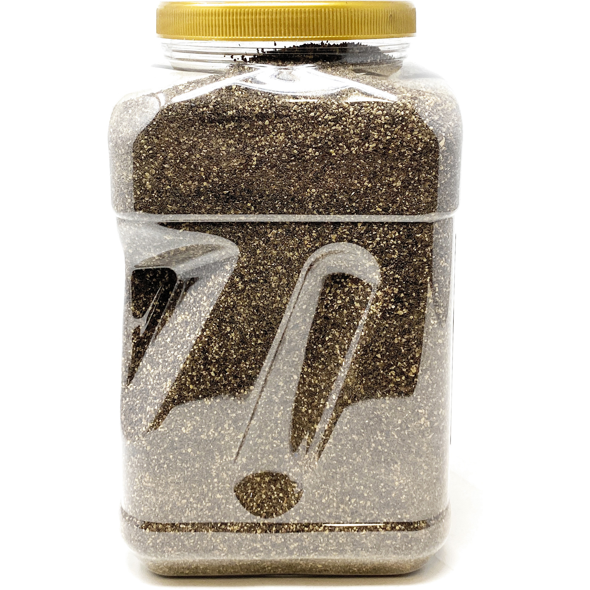 Rani Black Pepper Coarse Ground 28 Mesh (Table Grind), Premium Indian 80oz (5lbs) 5 Pound ~ PET Jar, Gluten Friendly, Non-GMO, All Natural