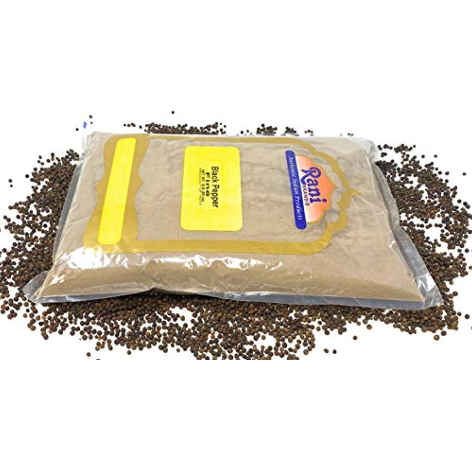 Rani Black Pepper Fine Powder 80 Mesh, Premium Indian 80oz (5lbs) 5 Pound ~ Gluten Friendly, Non-GMO, All Natural