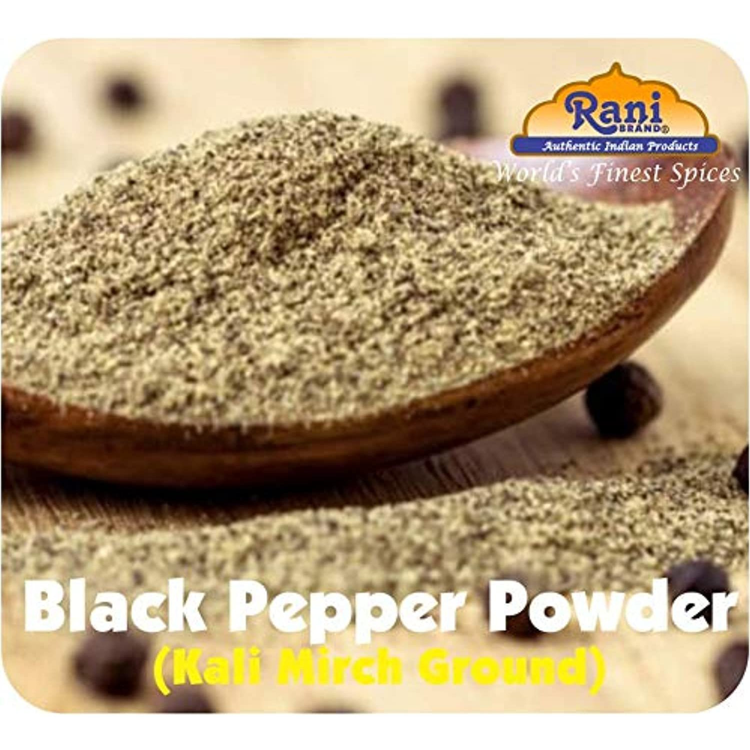 Rani Black Pepper Fine Powder 80 Mesh, Premium Indian 80oz (5lbs) 5 Pound ~ Gluten Friendly, Non-GMO, All Natural