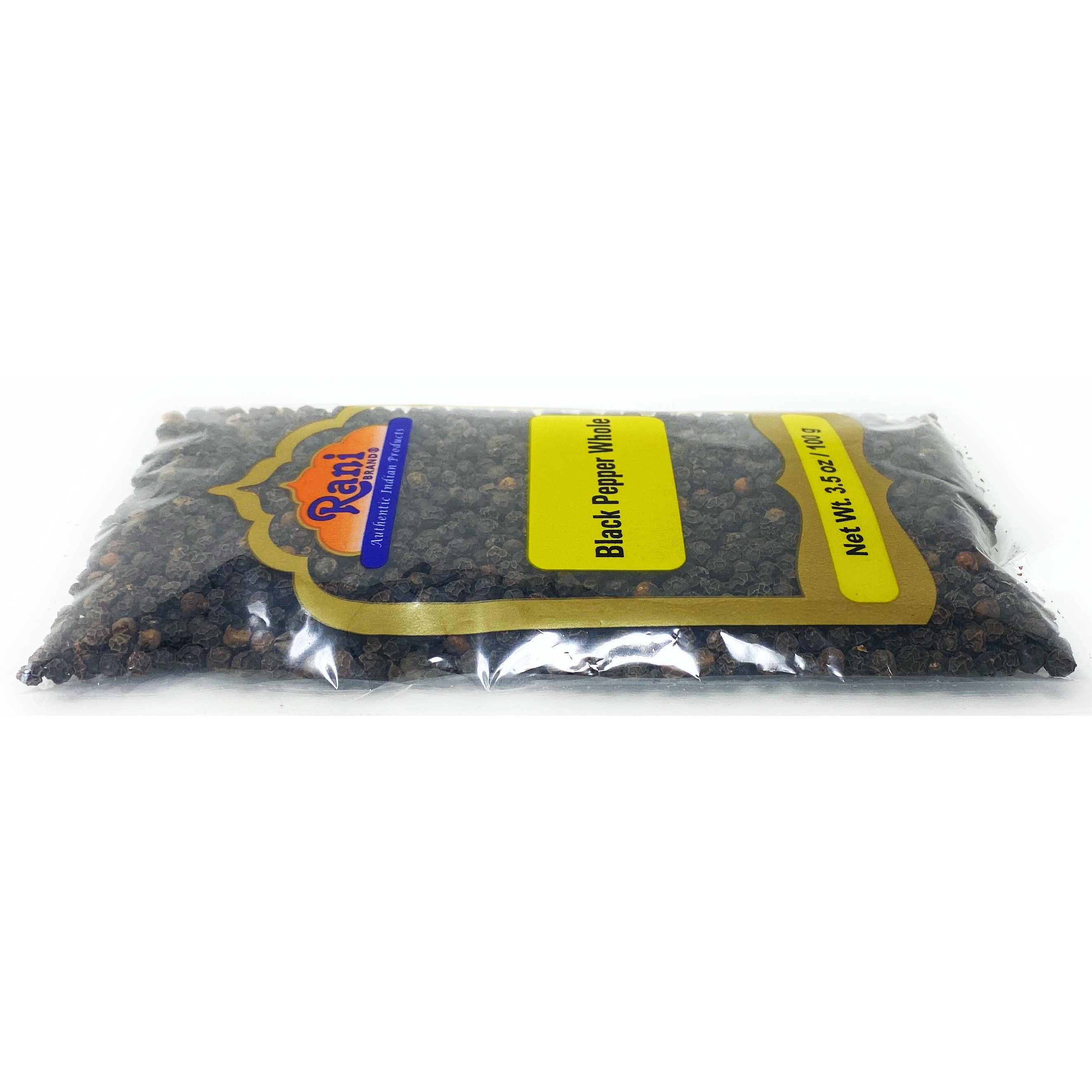 Rani Black Pepper Whole (Peppercorns), Premium Indian MG-1 Grade 3.5oz (100g) ~ Gluten Friendly, Non-GMO, Natural, Perfect size for Grinders