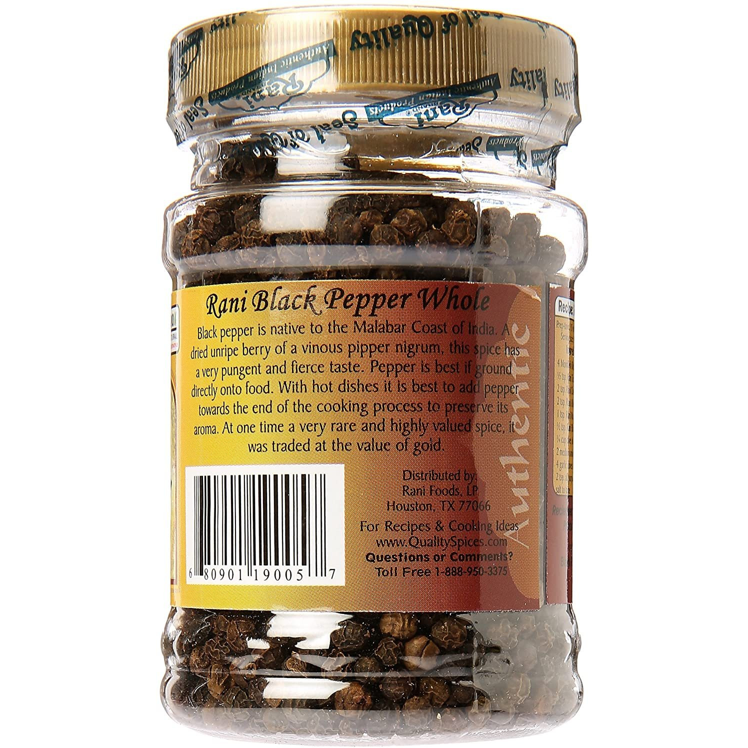 Rani Black Pepper Whole 3oz