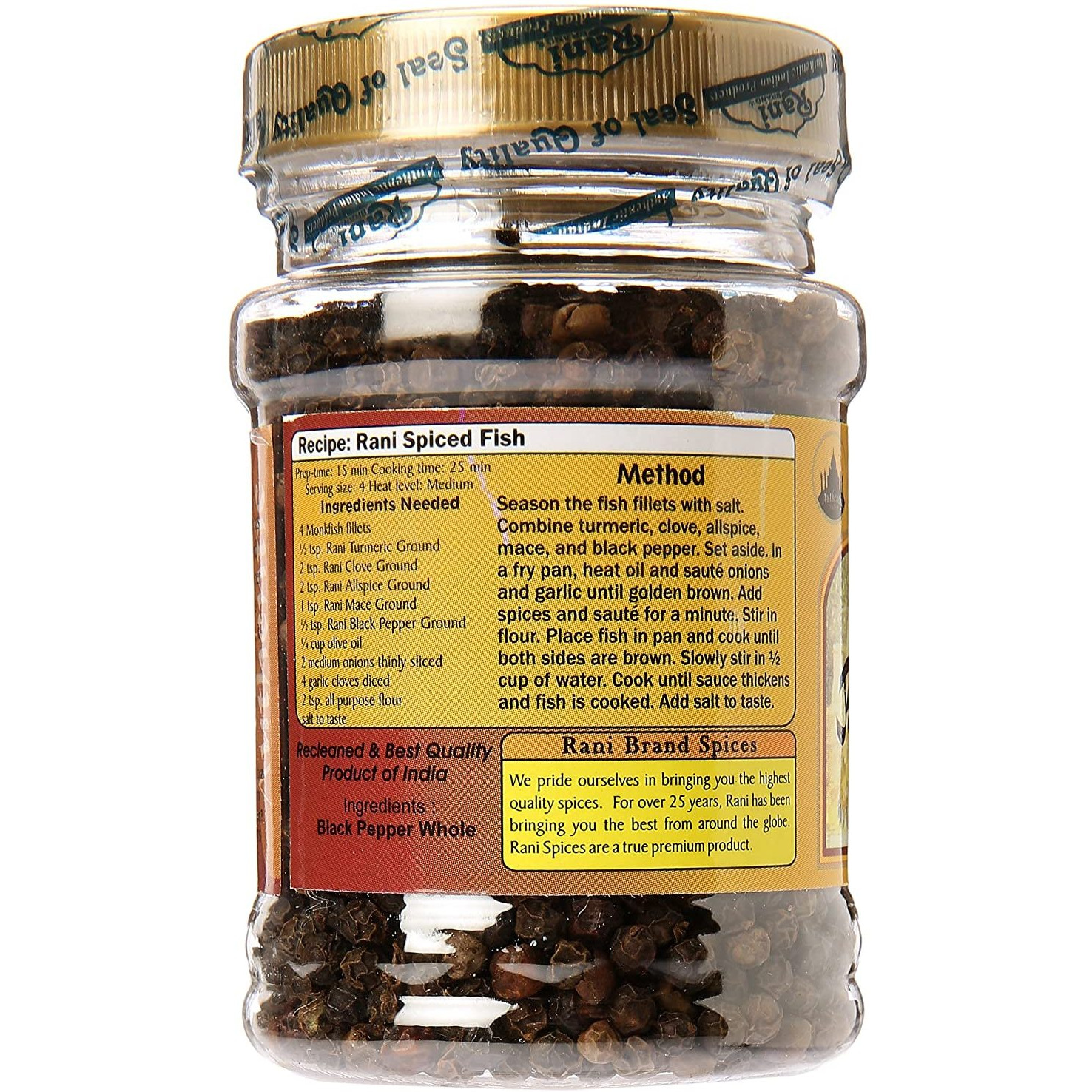 Rani Black Pepper Whole 3oz