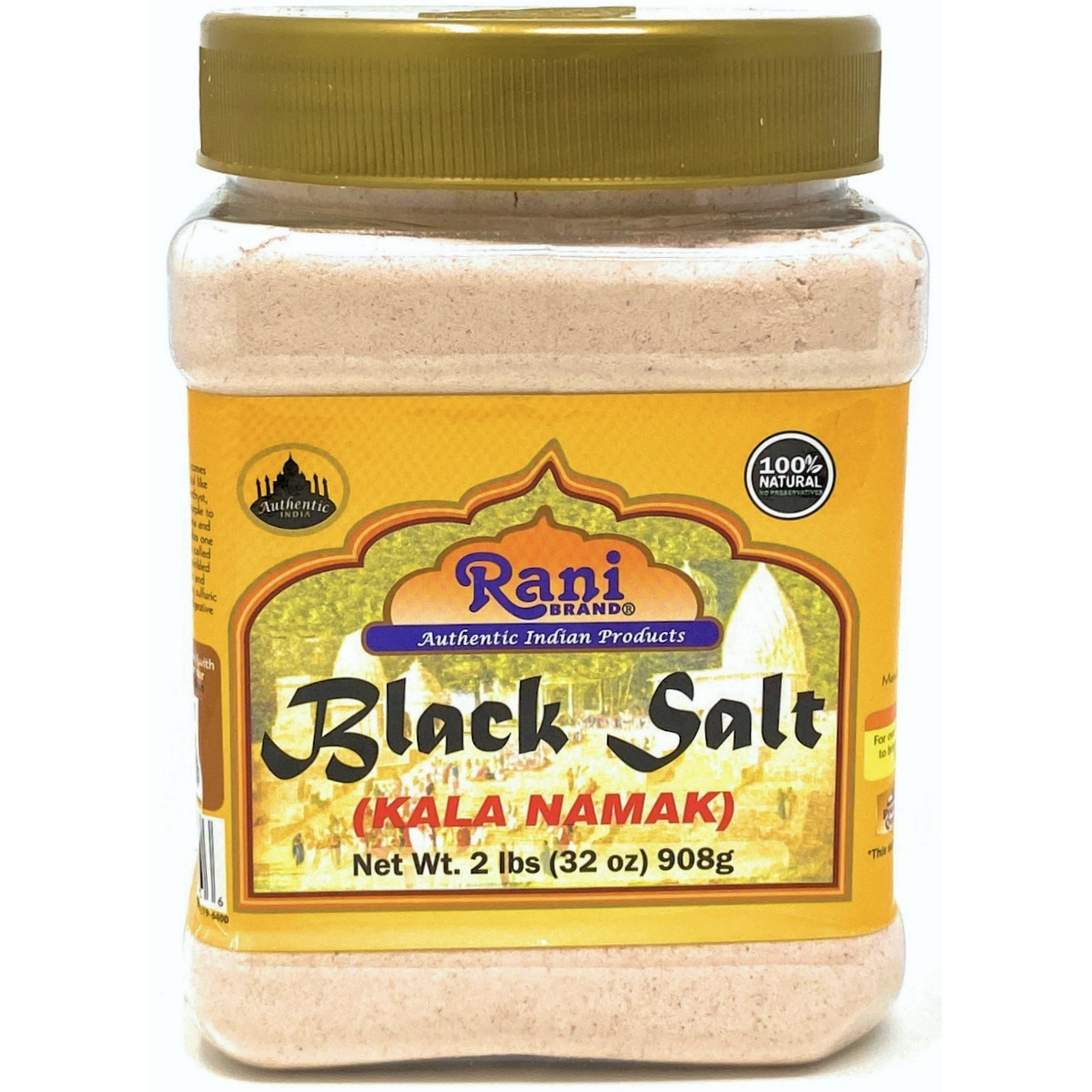 Rani Black Salt (Kala Namak) Powder 2lb (32oz) Bulk, Indian, Unrefined, Pure and Natural