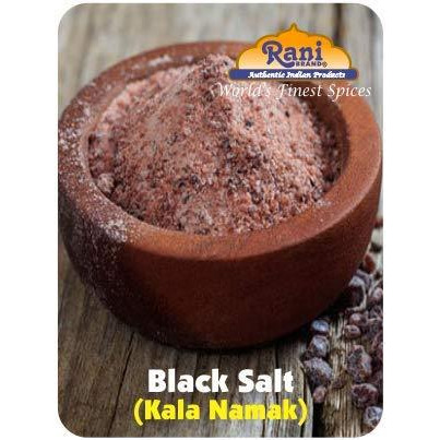 Rani Black Salt (Kala Namak) Powder, Vegan 1 Pound (454g) 16 Ounce Unrefined, Pure and Natural | Gluten Friendly | NON-GMO | Indian Origin
