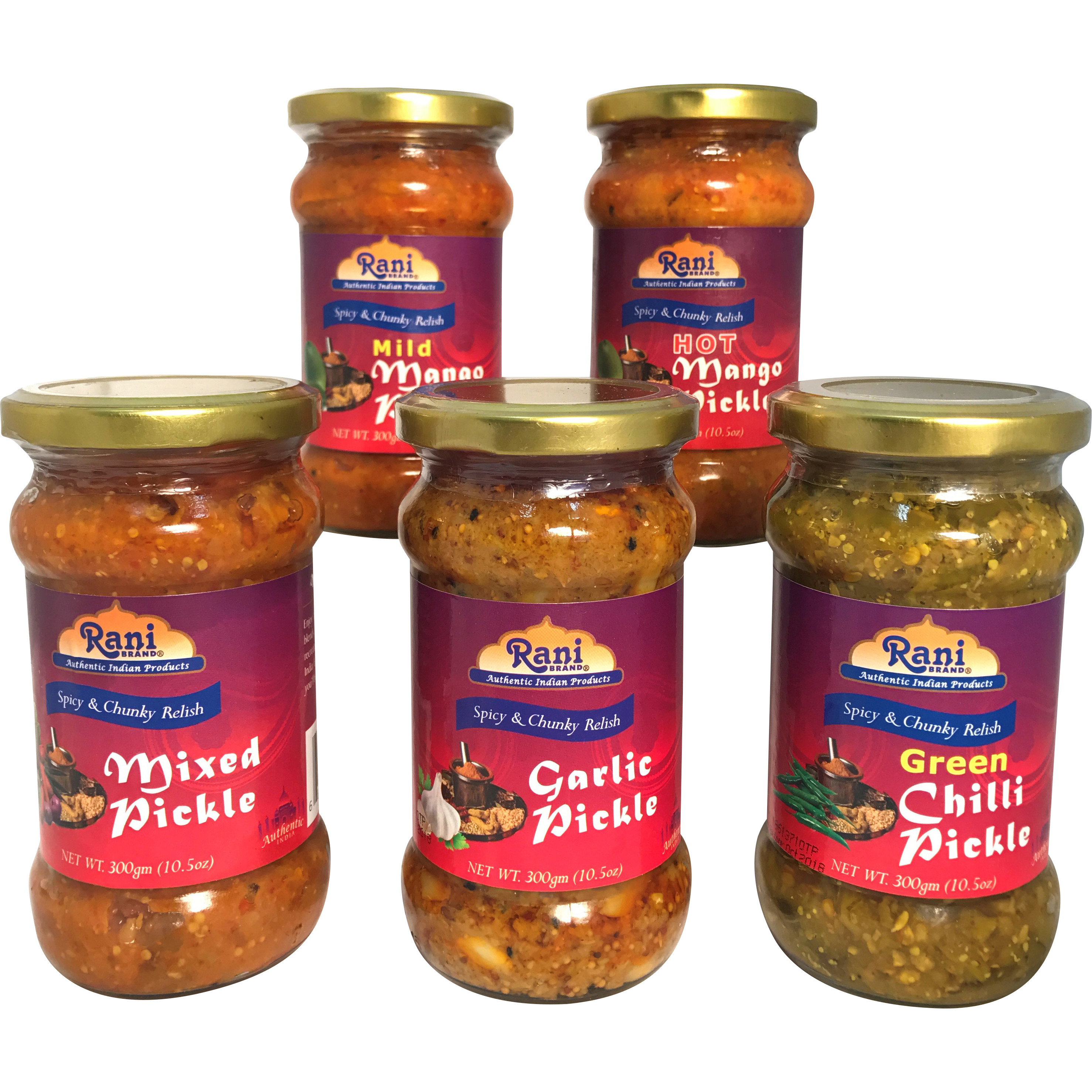 Rani Brinjal (Eggplant) Pickle Mild (Achar, Spicy Indian Relish) 10.5oz (300g) ~ Glass Jar, All Natural | Vegan | Gluten Free | NON-GMO | No Colors | Popular Indian Condiment, Indian Origin
