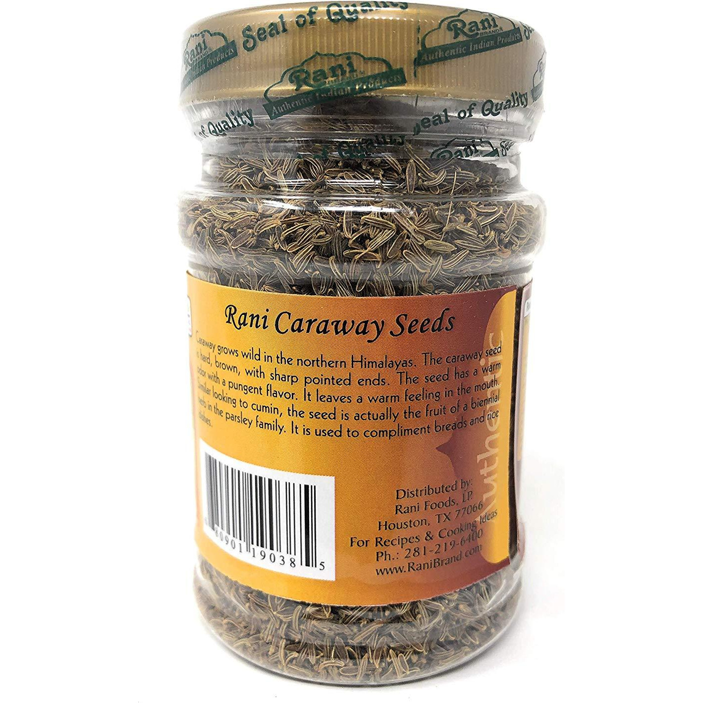 Rani Caraway Seeds (Siya Zeera) Spice 3oz (85g) Natural ~ Gluten Friendly | NON-GMO | Vegan | Indian Origin