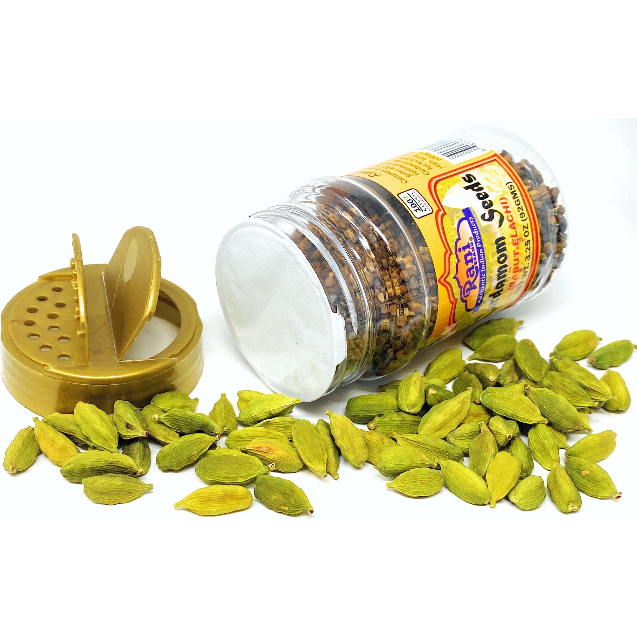 Rani Cardamom (Elachi) Seeds Indian Spice 3.25oz (92g) ~ All Natural | Vegan | Gluten Friendly | NON-GMO | Indian Origin