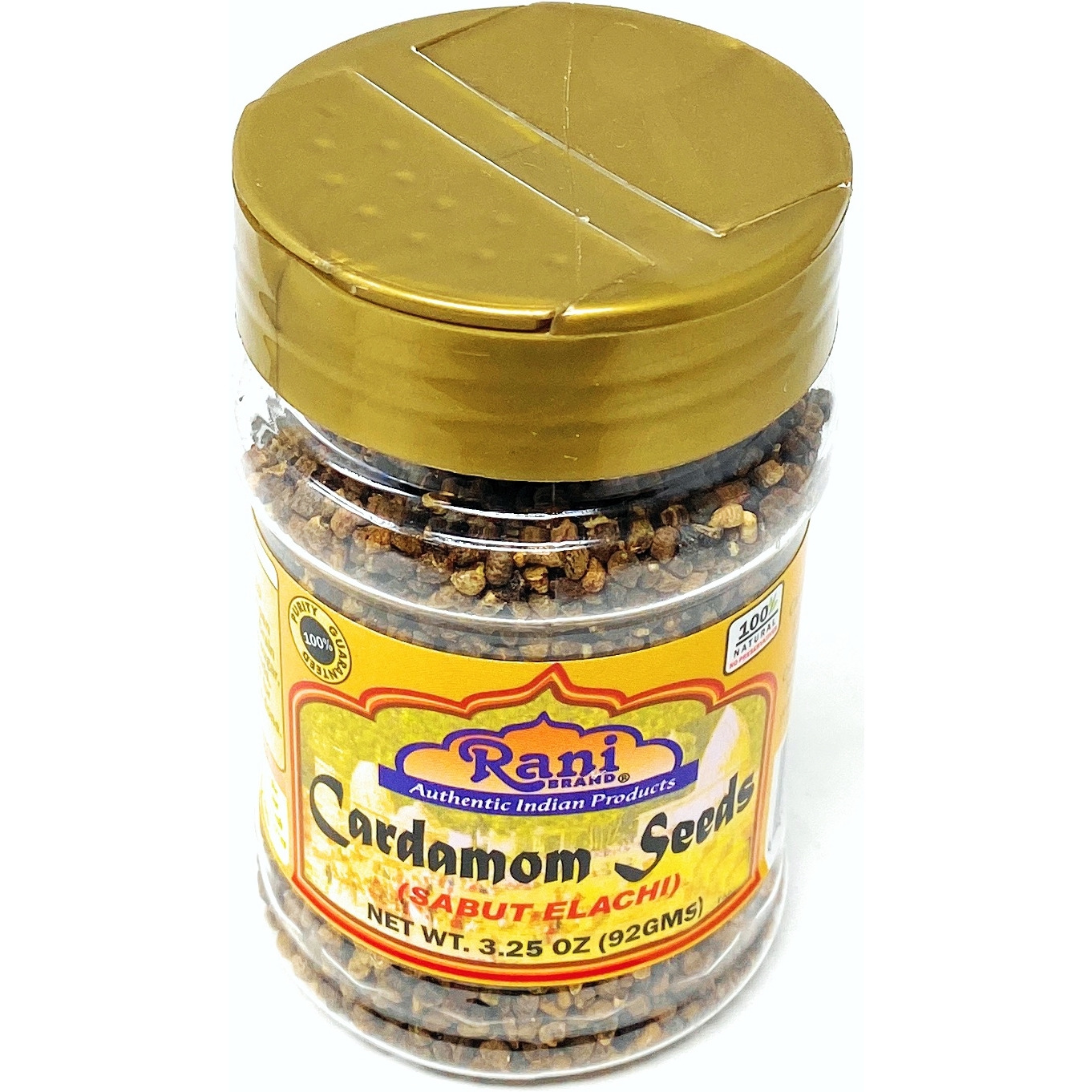 Rani Cardamom (Elachi) Seeds Indian Spice 3.25oz (92g) ~ All Natural | Vegan | Gluten Friendly | NON-GMO | Indian Origin