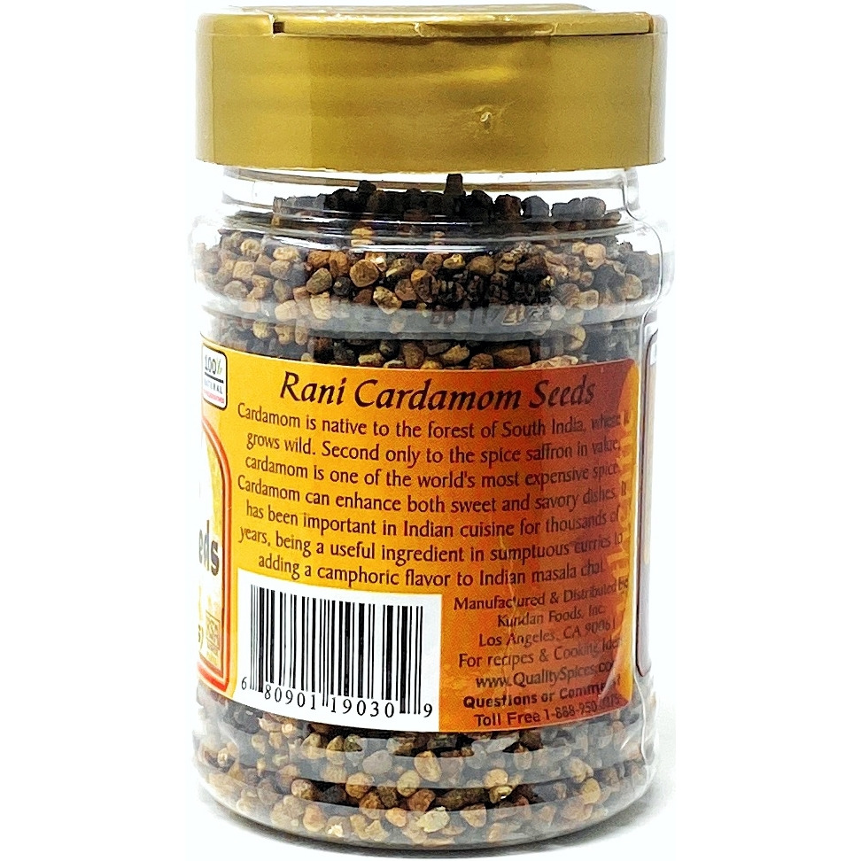 Rani Cardamom (Elachi) Seeds Indian Spice 3.25oz (92g) ~ All Natural | Vegan | Gluten Friendly | NON-GMO | Indian Origin