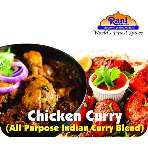 Rani Chicken Curry Masala (Indian 16-Spice Blend for Chicken) 3.5oz (100g) ~ All Natural | Vegan | No Colors | Gluten Friendly  | NON-GMO | Indian Origin
