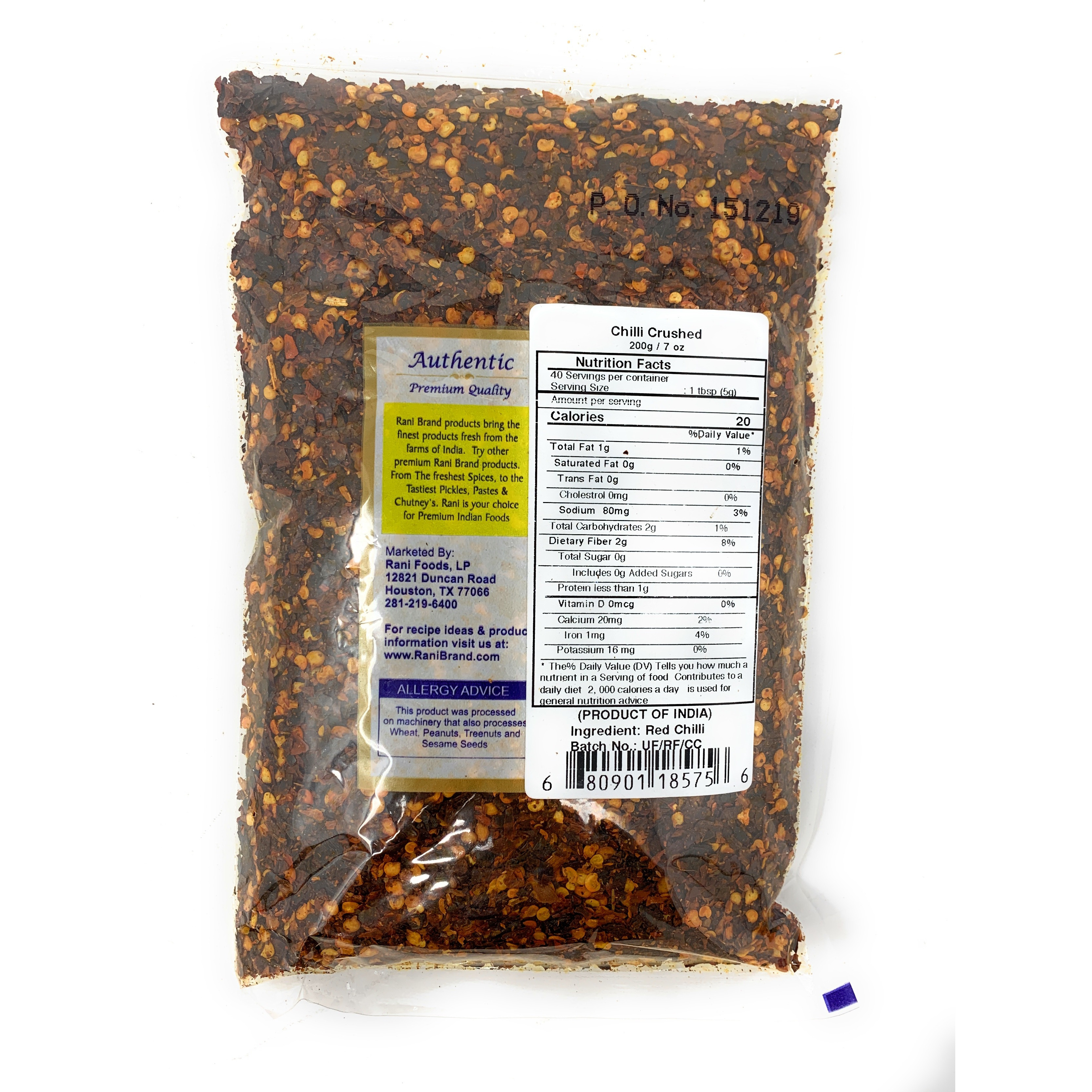 Rani Chilli Crushed 7oz (200g)