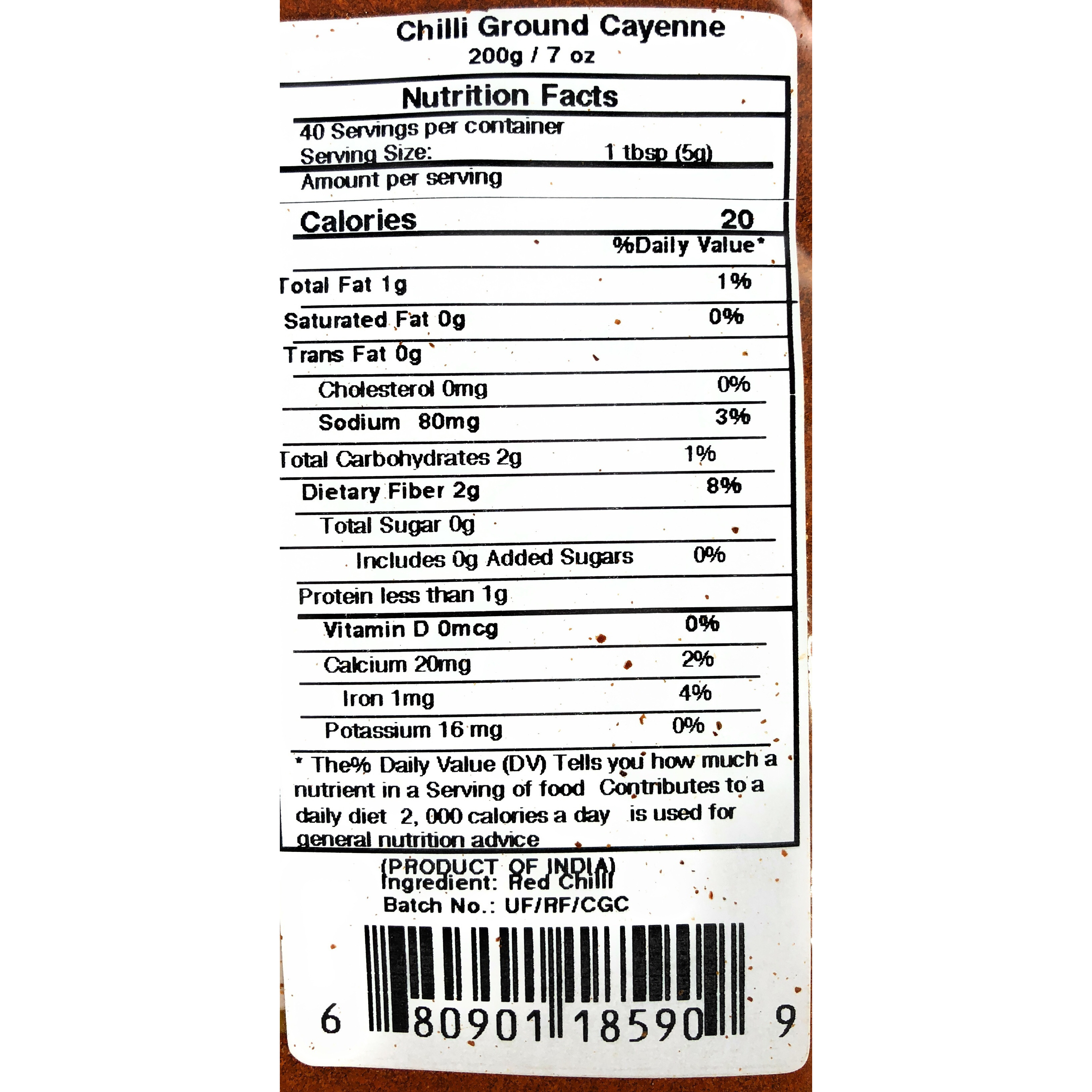 Rani Chilli Powder (Mirchi) Ground Indian Spice 7oz (200g) ~ All Natural, Salt-Free | Vegan | No Colors | Gluten Free Ingredients | NON-GMO | Indian Origin